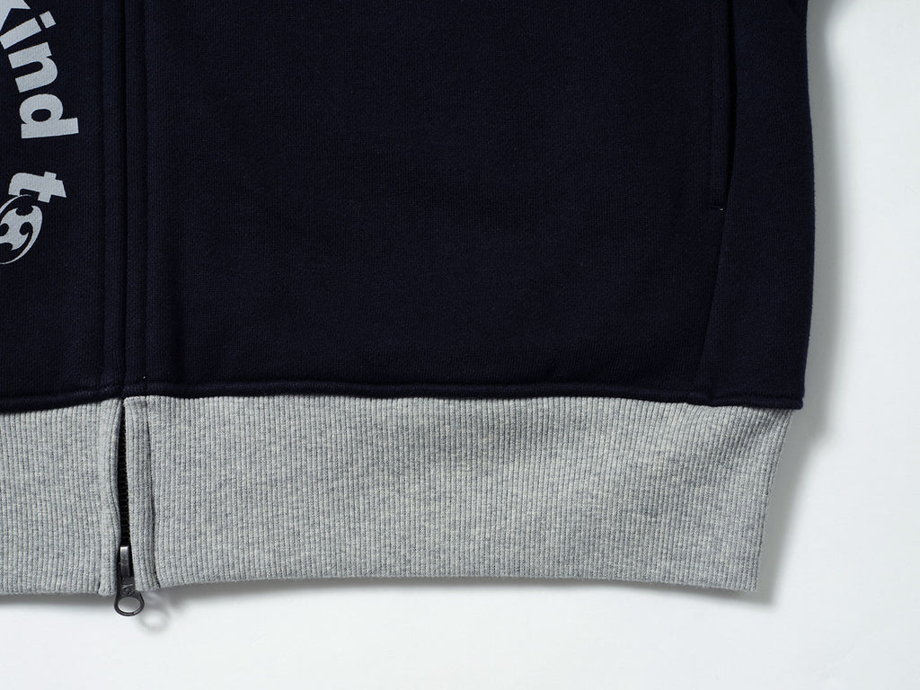 San San Gear - San San X B.E Zip-Up Hoodie (Navy) product image 6 | TRAB K-Fashion Australia