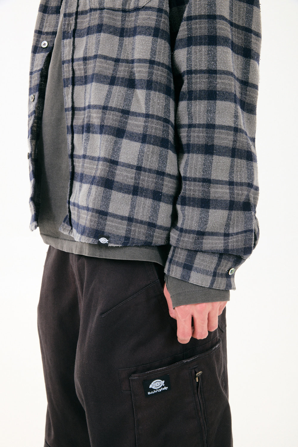 Hatchingroom - Regular Shirt Check (Dusty Grey) product image 11 | TRAB K-Fashion Australia