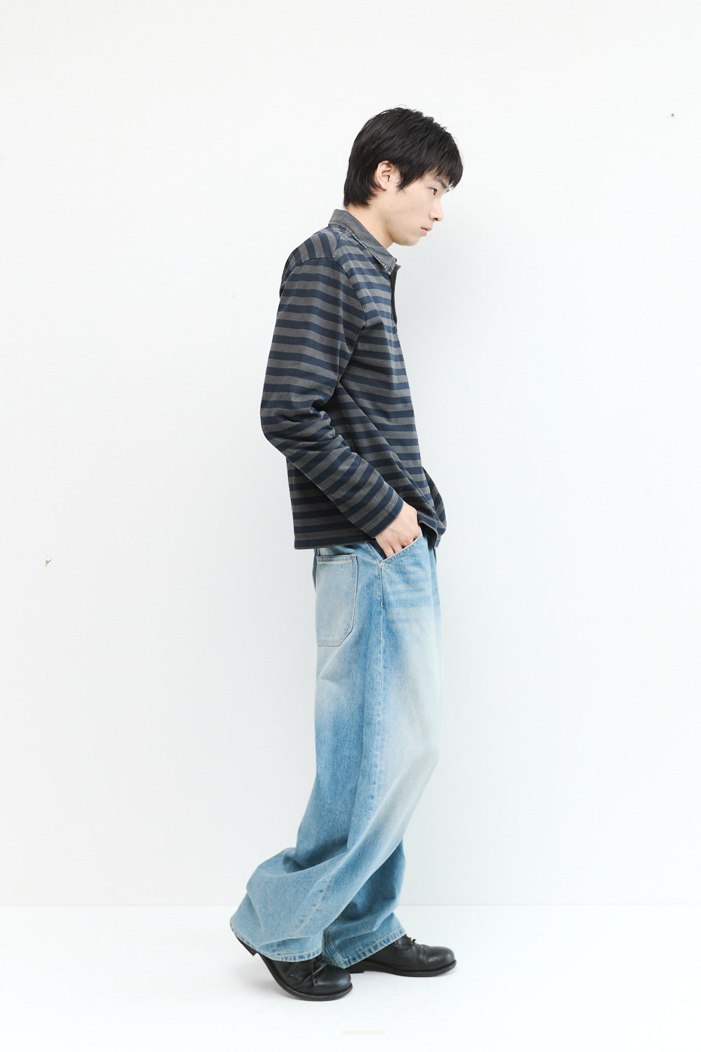 Hatchingroom - Curve Jeans Bleached (Blue) product image 6 | TRAB K-Fashion Australia