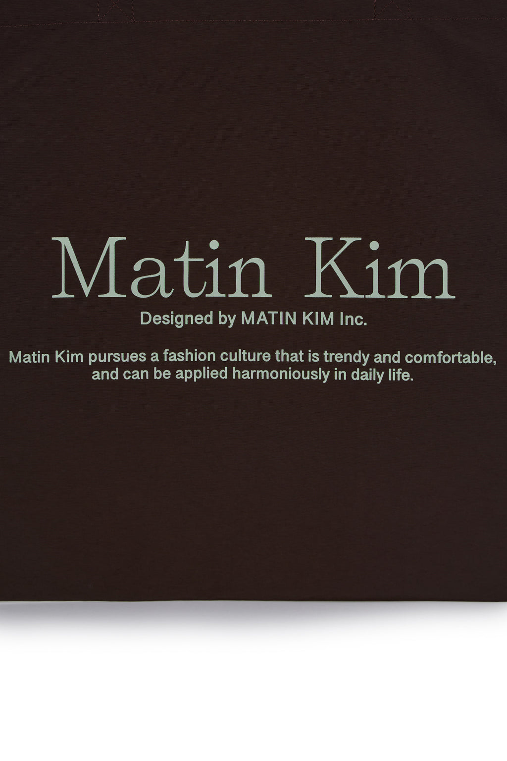 Matin Kim - Matin Palette Ecobag (Brown) product image 3 | TRAB K-Fashion Australia