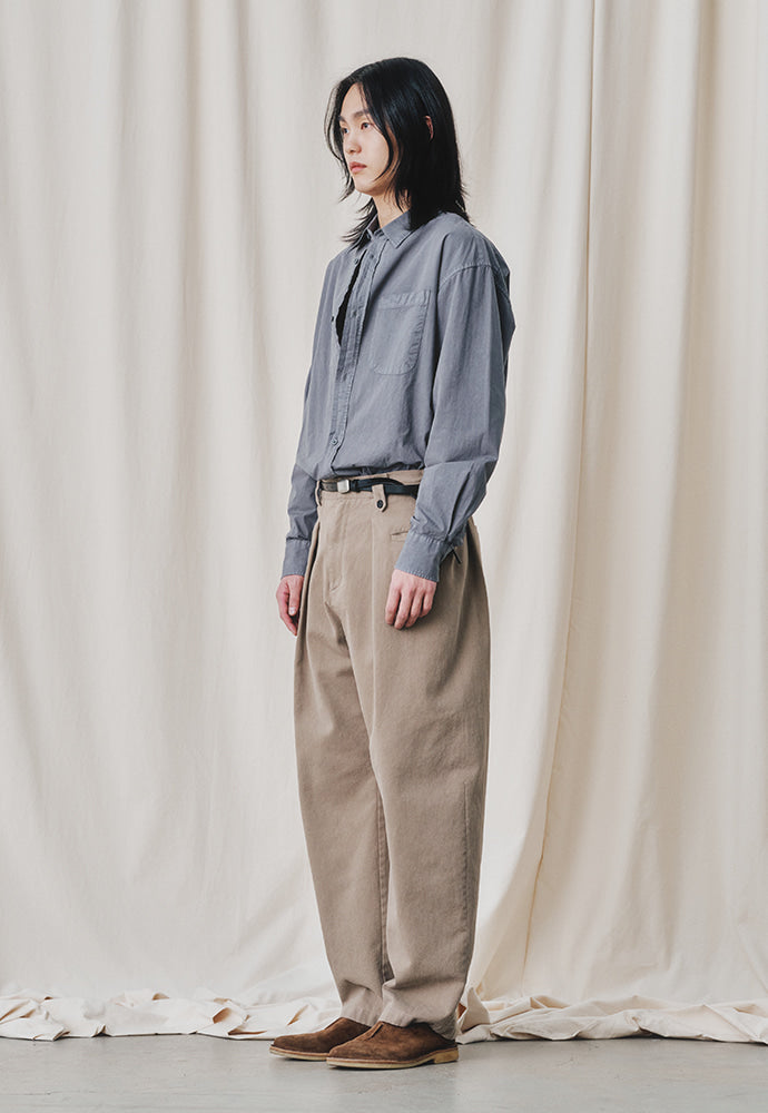 Art if acts - Padre Garment-dyed Shirt (Bluish Grey) product image 4 | TRAB K-Fashion Australia