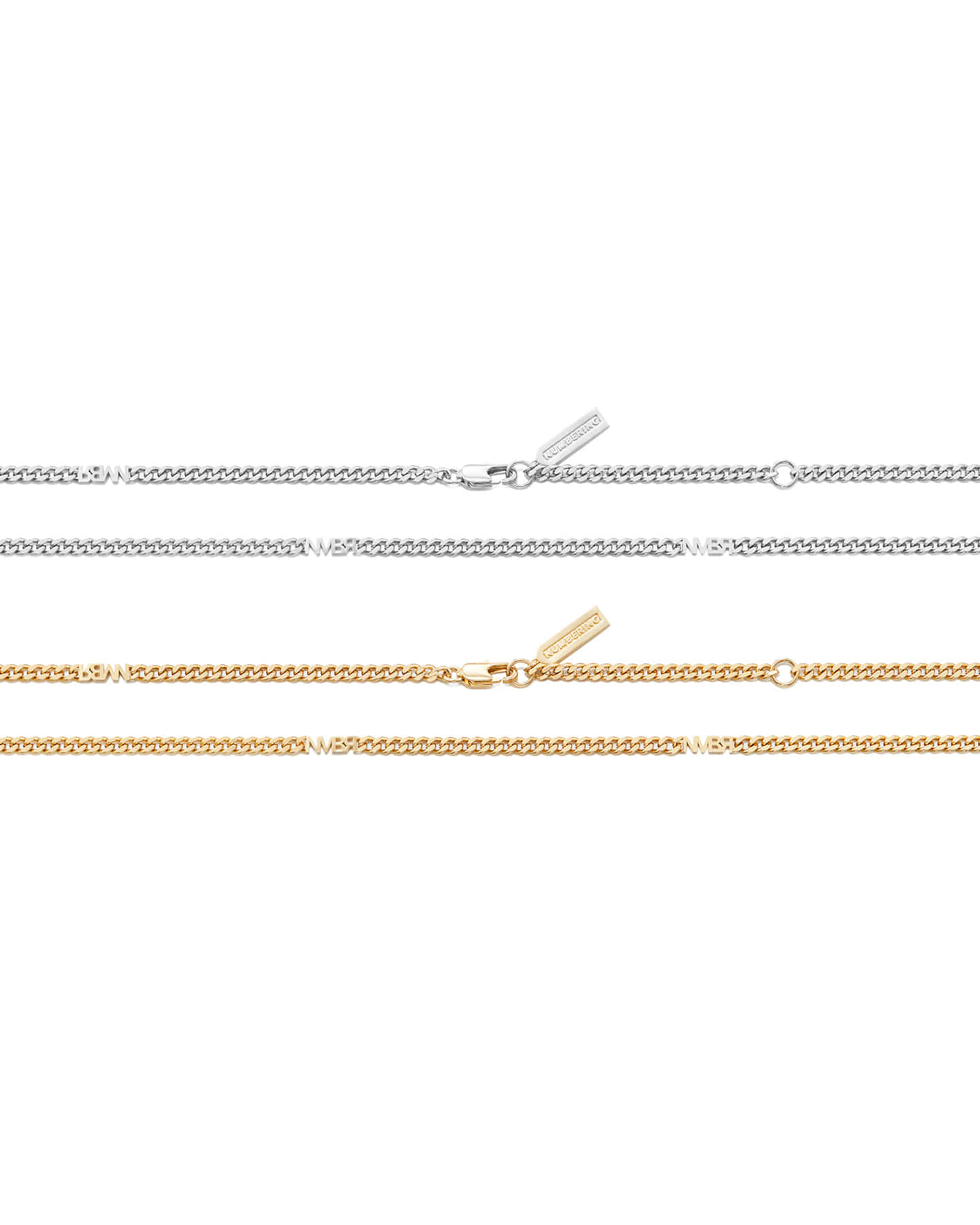 Numbering - NMBR Signature Chain Necklace #5835 product image 8 | TRAB K-Fashion Australia