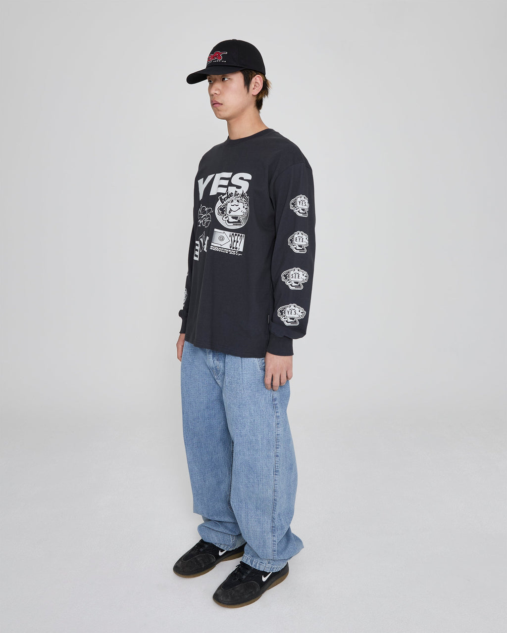 yeseyesee - Y.E.S Monitor L/S (Charcoal) product image 8 | TRAB K-Fashion Australia