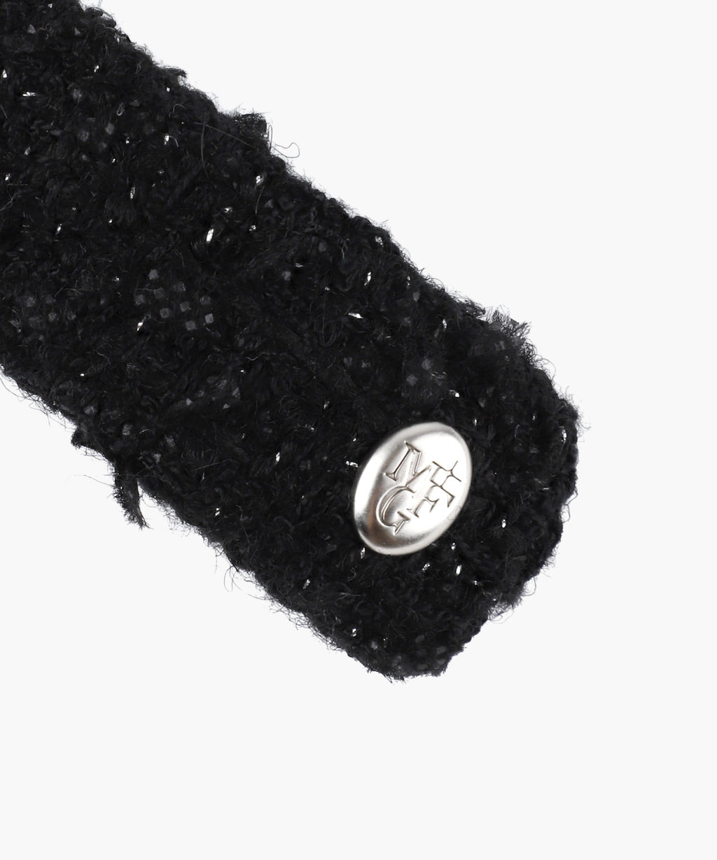 Marithe & Francois Girbaud - Tweed Hair Pin (Black) product image 3 | TRAB K-Fashion Australia