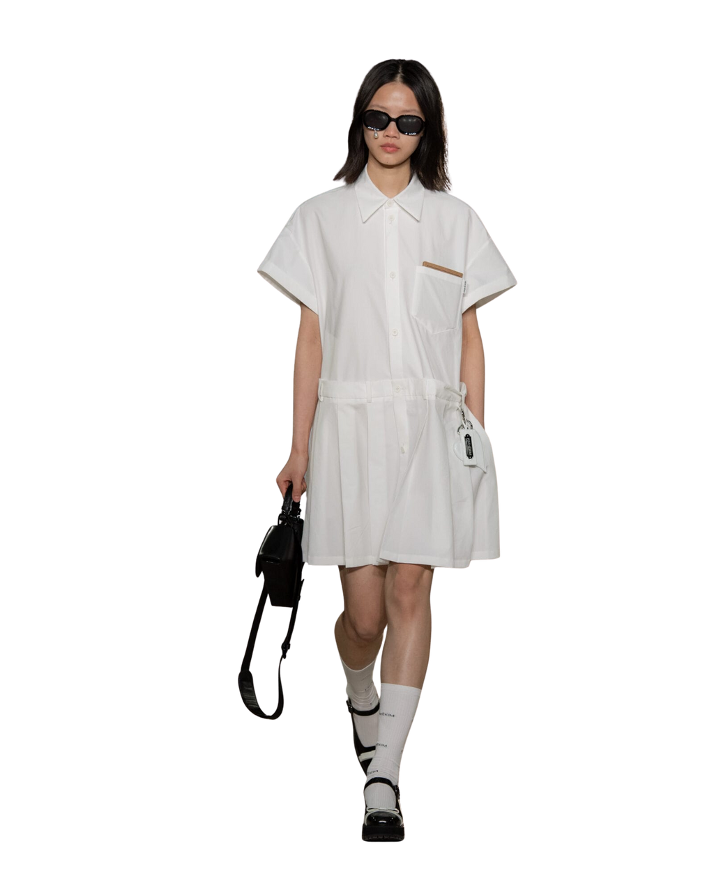 Kimhe Kim - Kokka Shirt Dress (White) product image 1 | TRAB K-Fashion Australia