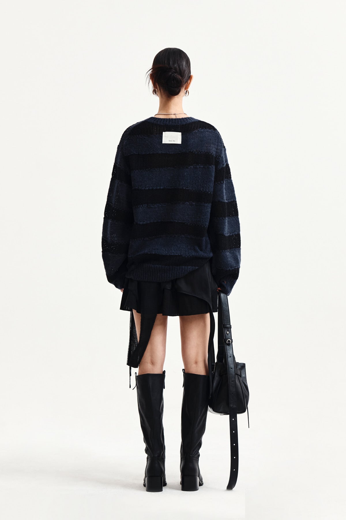 Matin Kim - Multi Panel Layered Skirt (Black) product image 7 | TRAB K-Fashion Australia