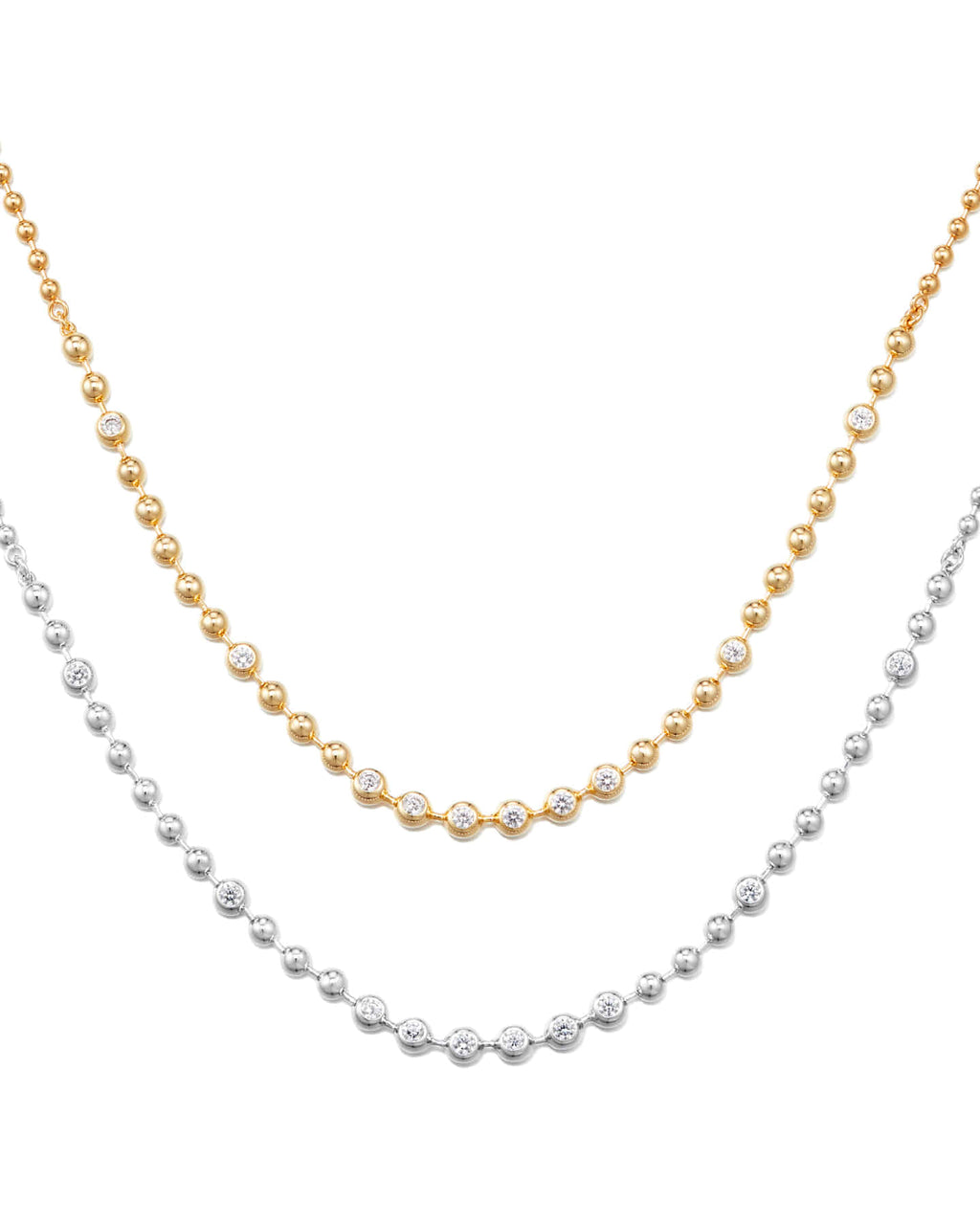 Numbering - Stone Ball Chain Necklace #3703 product image 9 | TRAB K-Fashion Australia