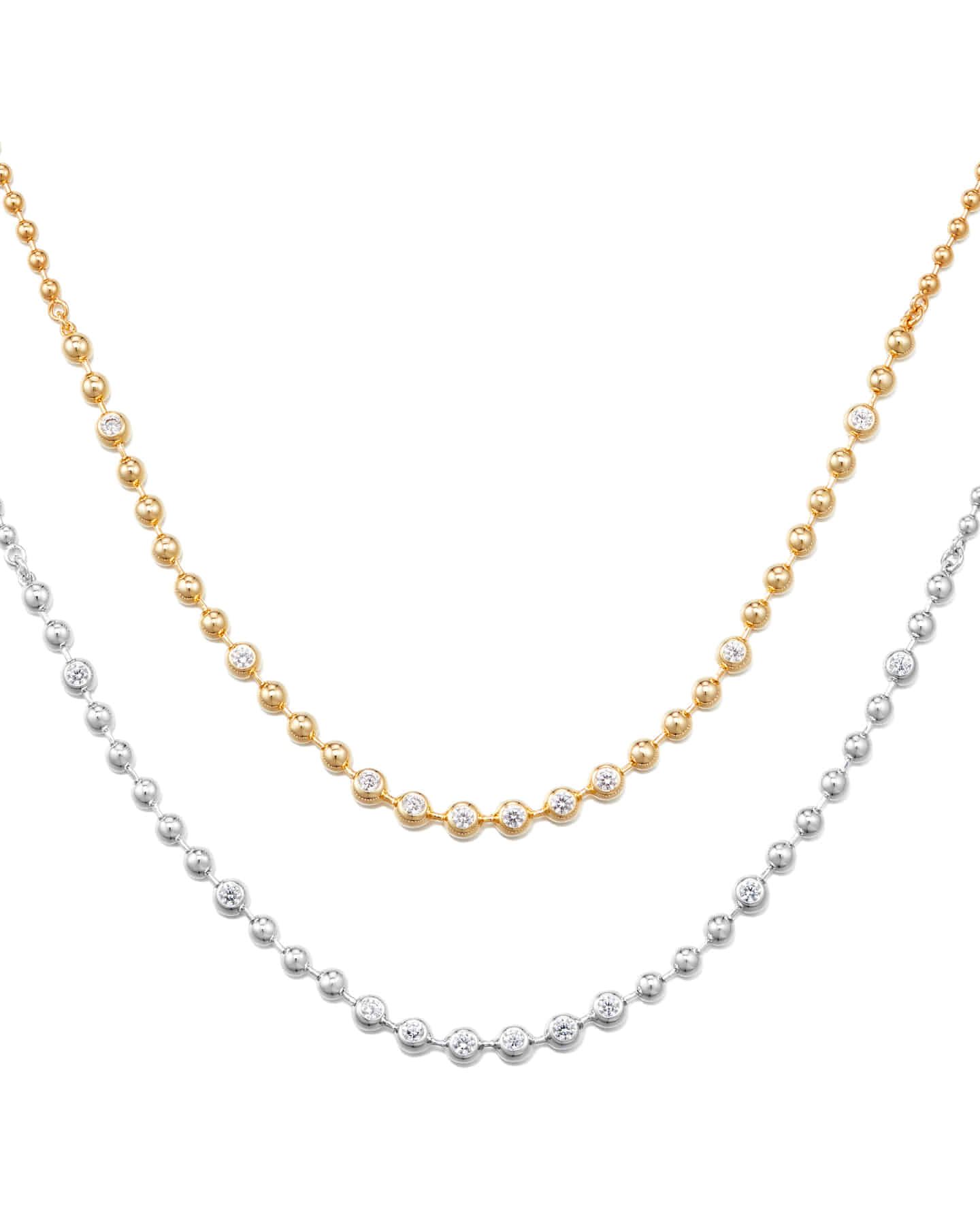 Numbering - Stone Ball Chain Necklace #3703 product image 9 | TRAB K-Fashion Australia