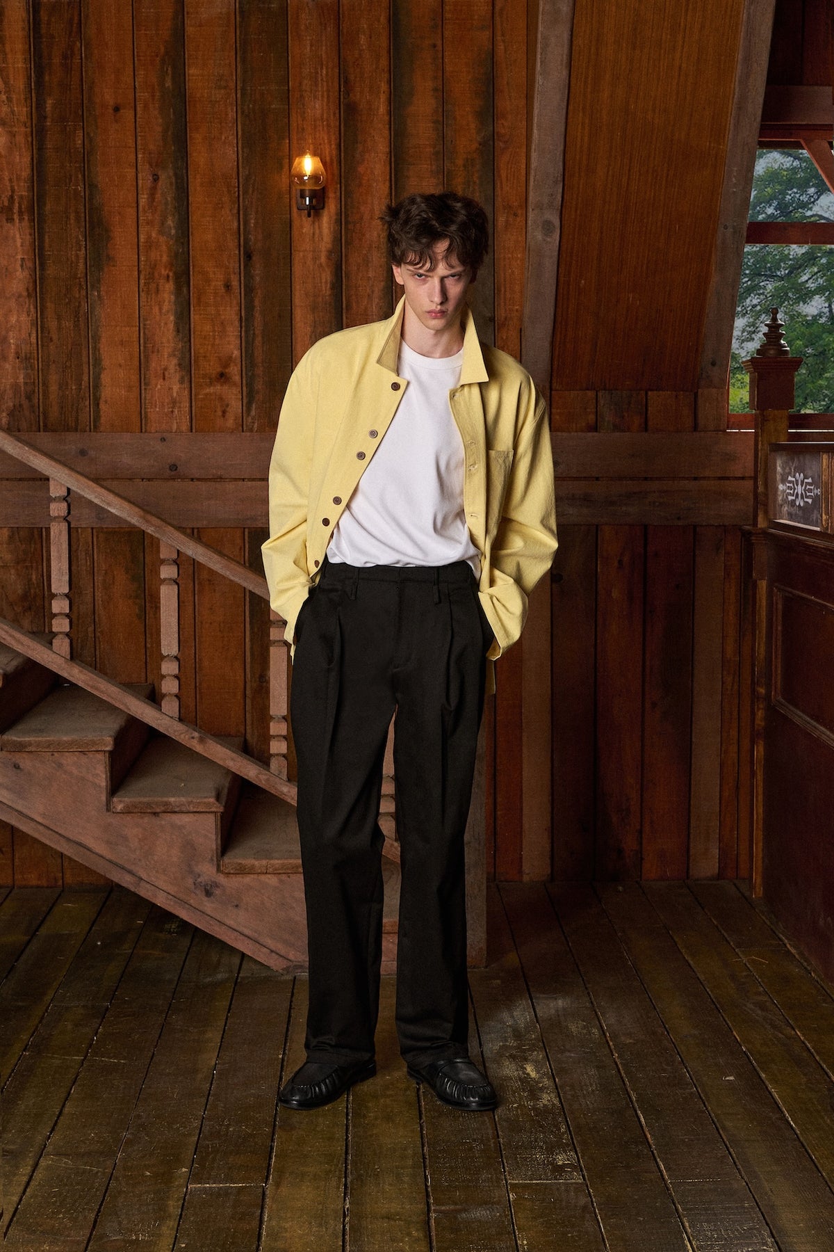 STU - Module Work Jacket (Pale Yellow) product image 3 | TRAB K-Fashion Australia