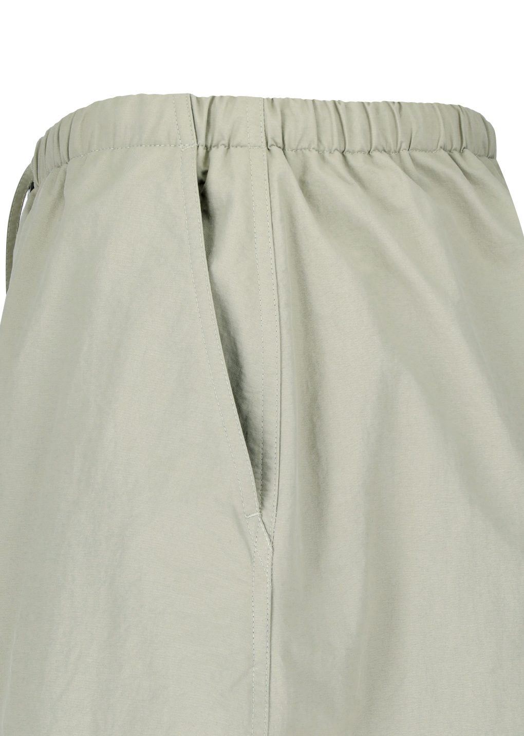 Amomento - Drawstring wide fatigue pants (Khaki) product image 8 | TRAB K-Fashion Australia