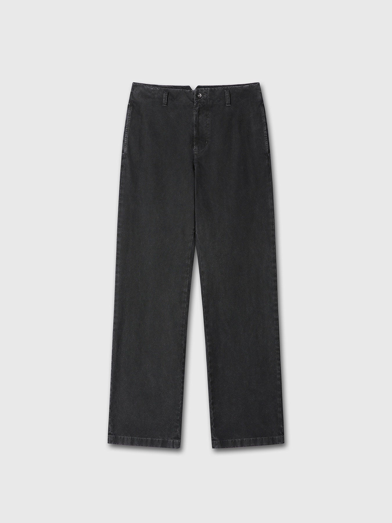Tonywack - Garment Dyed Cotton Straight Pants (Faded Black) product image 10 | TRAB K-Fashion Australia