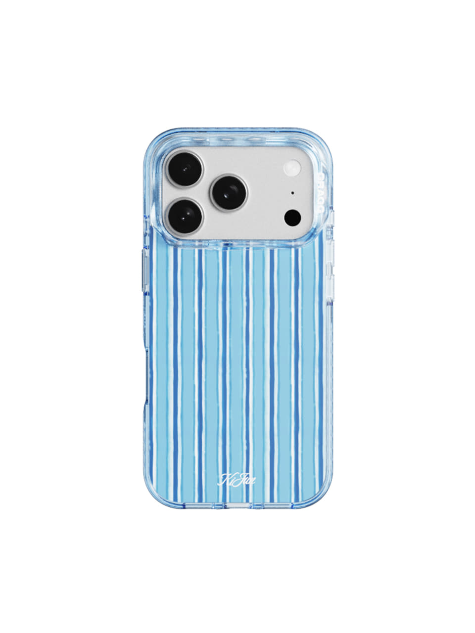 Kijun - MAGSAFE LAYERS FRAME CASE CLEAR WATER (Stripe) product image 2 | TRAB K-Fashion Australia