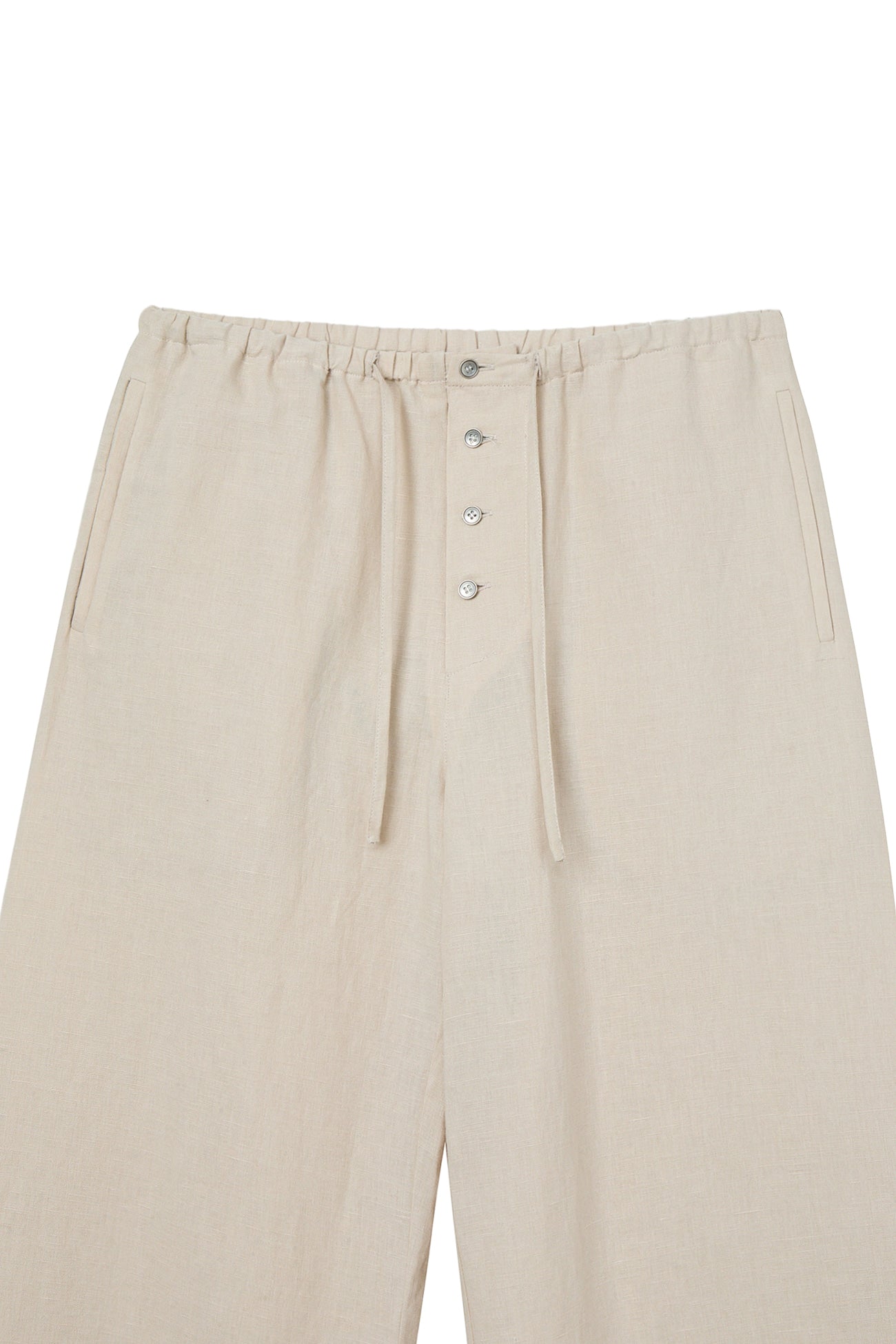 Deinet - Side Button Wide Pants (Beige) product image 12 | TRAB K-Fashion Australia