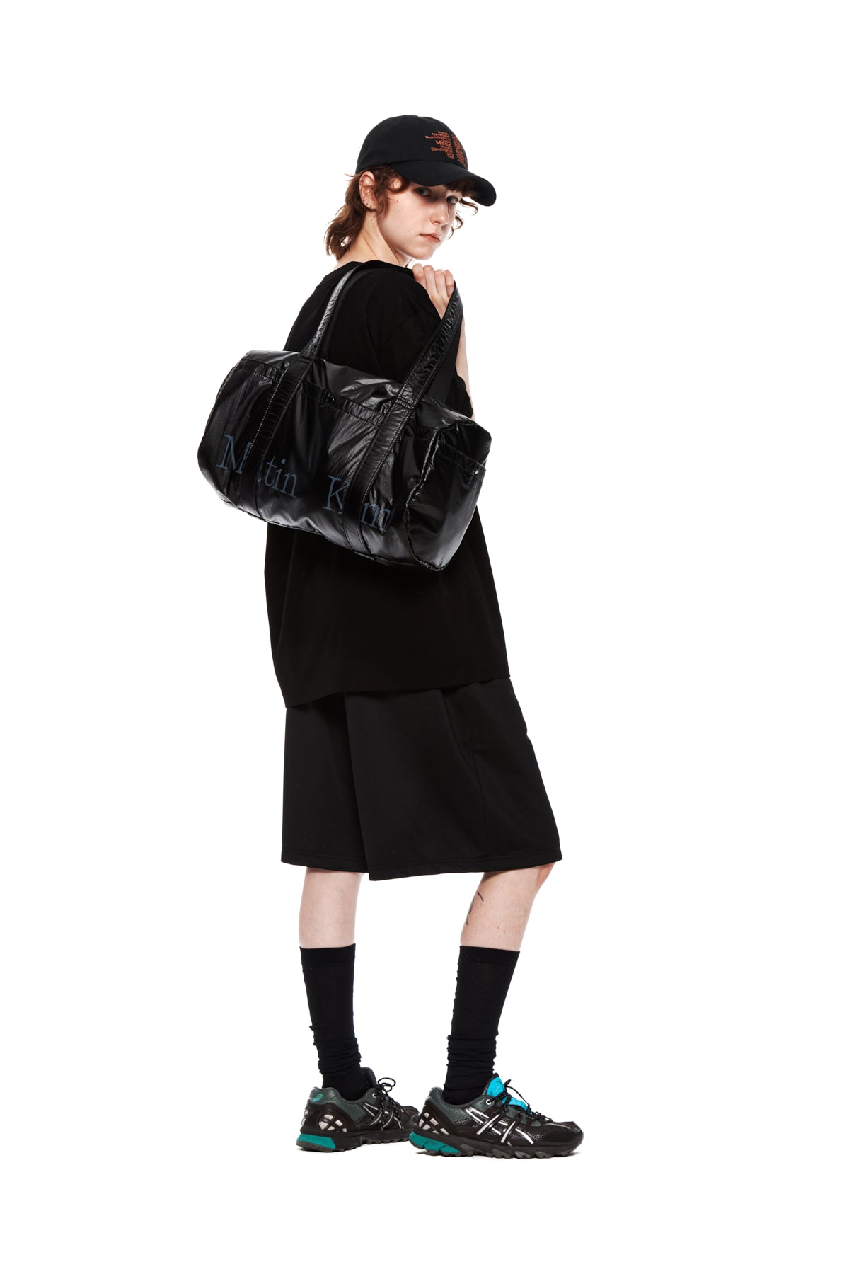 Matin Kim - Track Midi Pants (Black) product image 9 | TRAB K-Fashion Australia