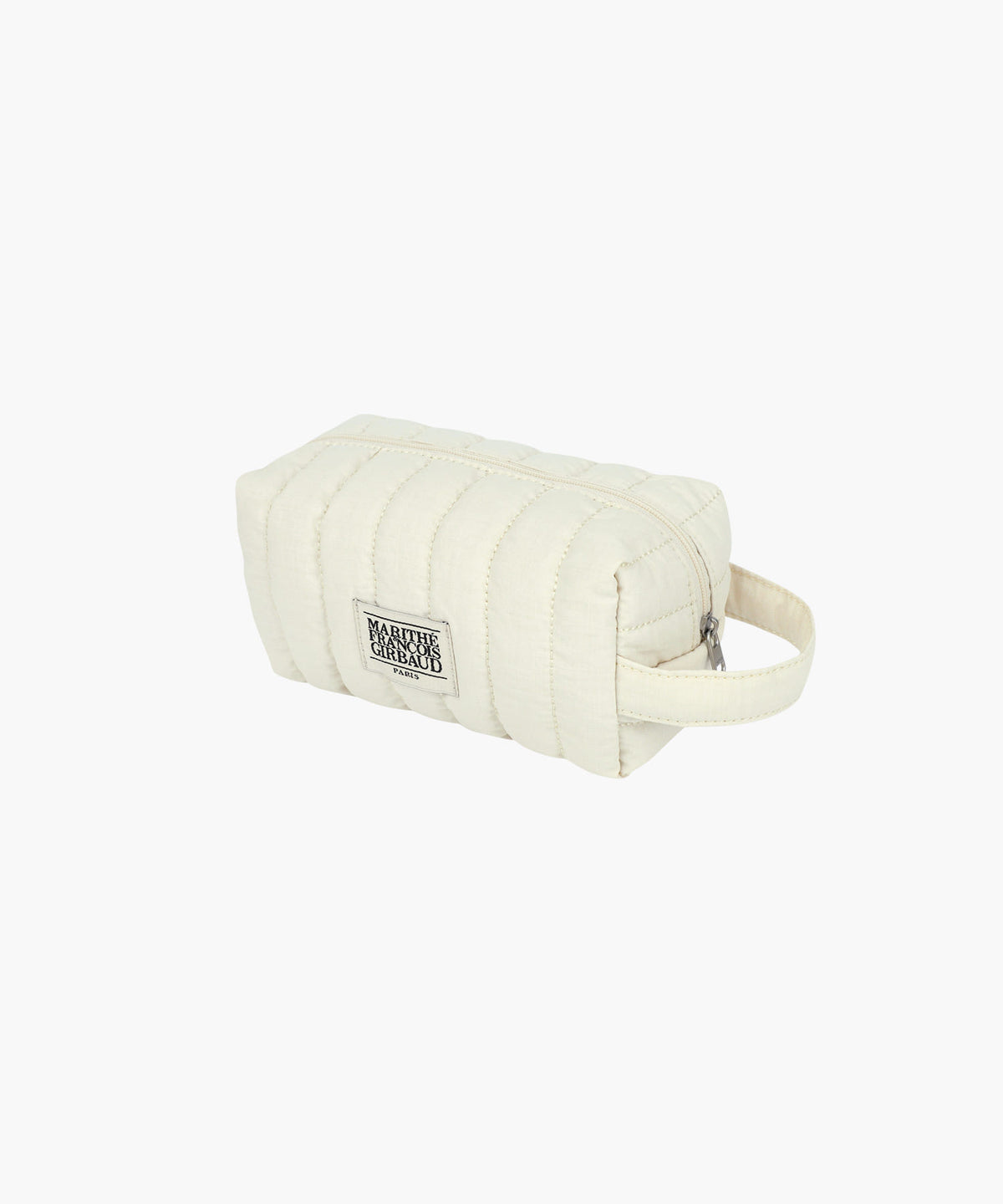 Marithe & Francois Girbaud - Classic Logo Quilted Pouch (Ivory) product image 2 | TRAB K-Fashion Australia