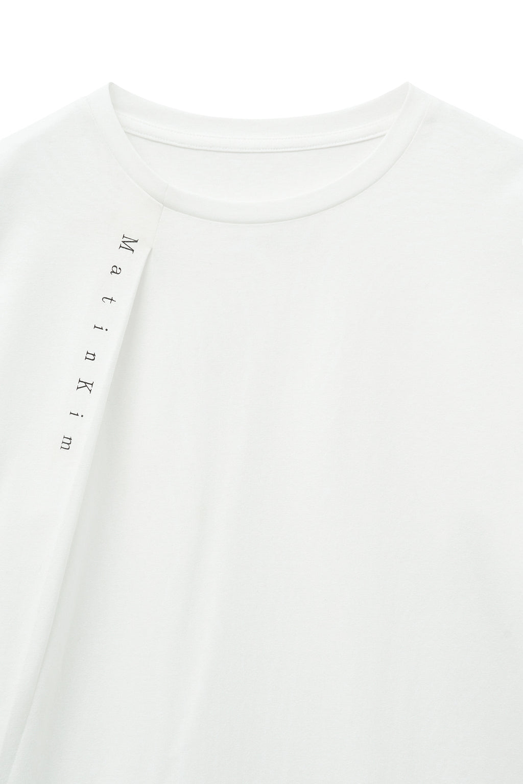 Matin Kim - Tuck Point Long Sleeve Top (White) product image 3 | TRAB K-Fashion Australia