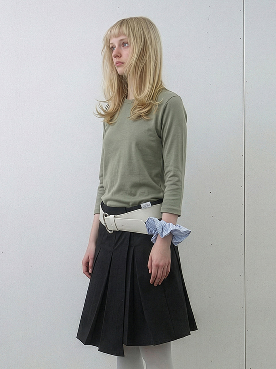Kijun - Essential Mid Sleeve Tee (4Colors) product image 10 | TRAB K-Fashion Australia