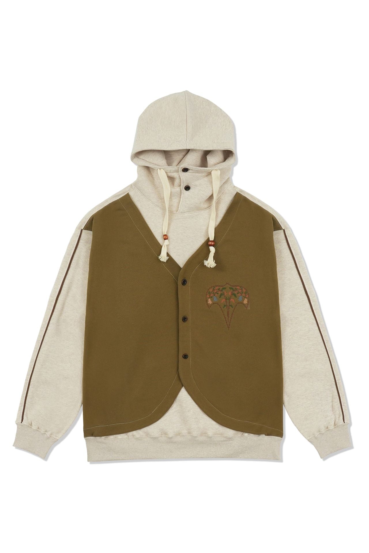 Ioedle - Hood Out The Front Door (Olive) product image 2 | TRAB K-Fashion Australia