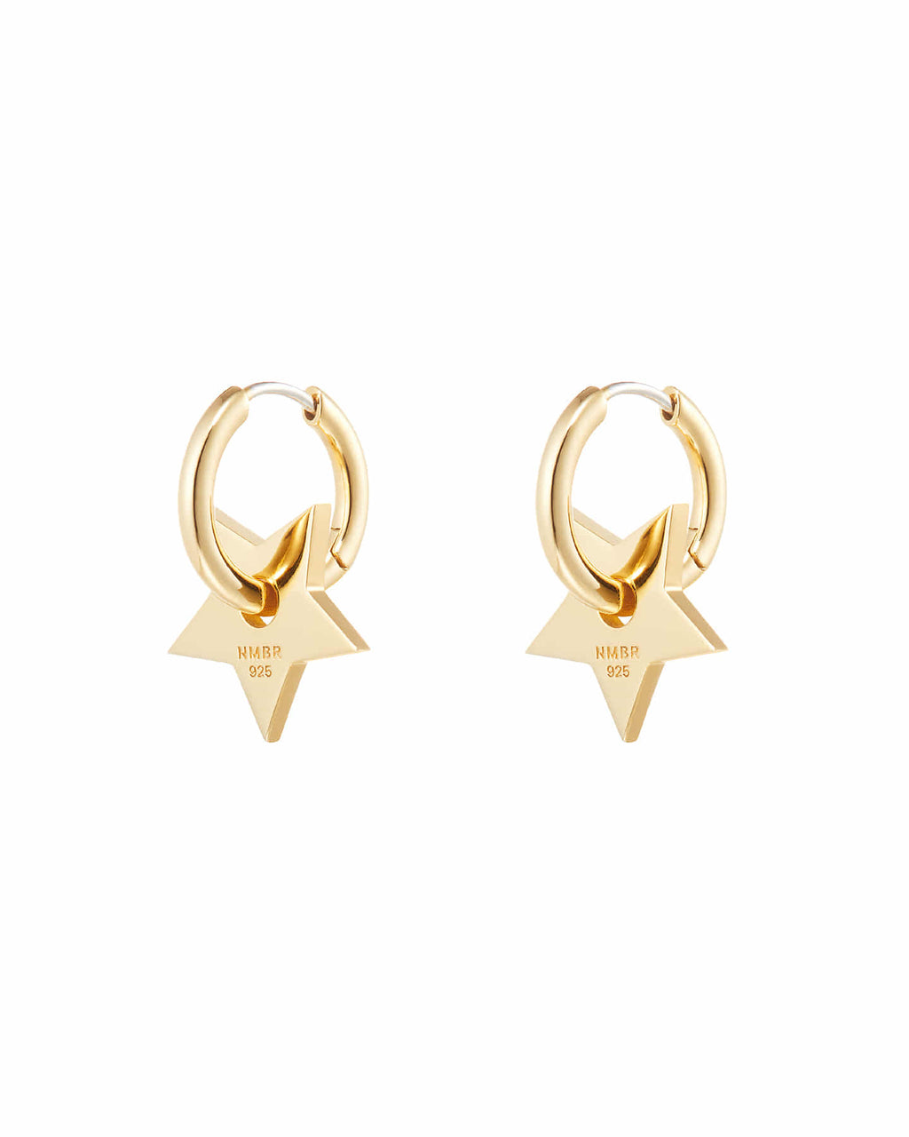 Numbering - Two-way Star Hoop Earrings #7104 product image 5 | TRAB K-Fashion Australia