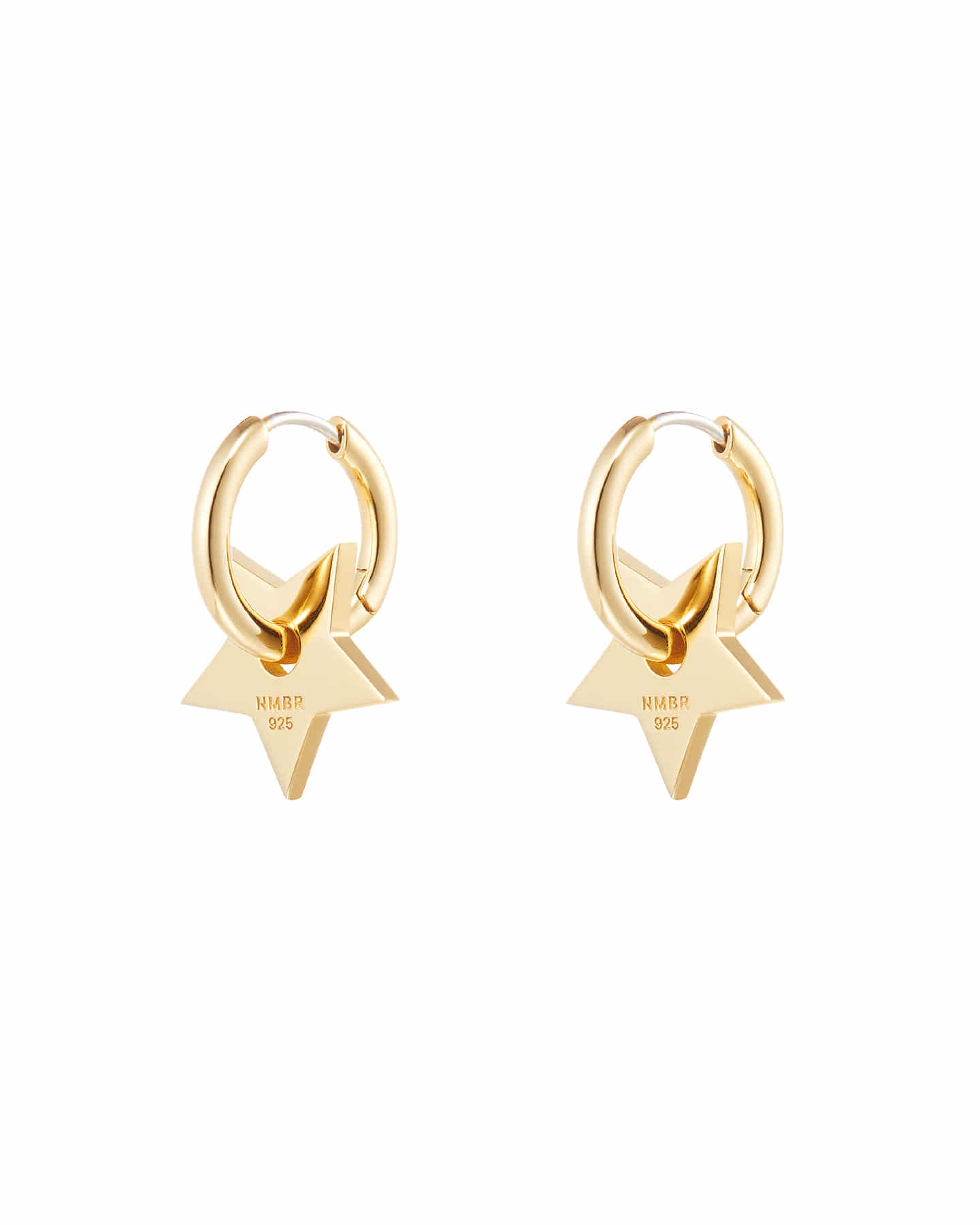 Numbering - Two-way Star Hoop Earrings #7104 product image 5 | TRAB K-Fashion Australia