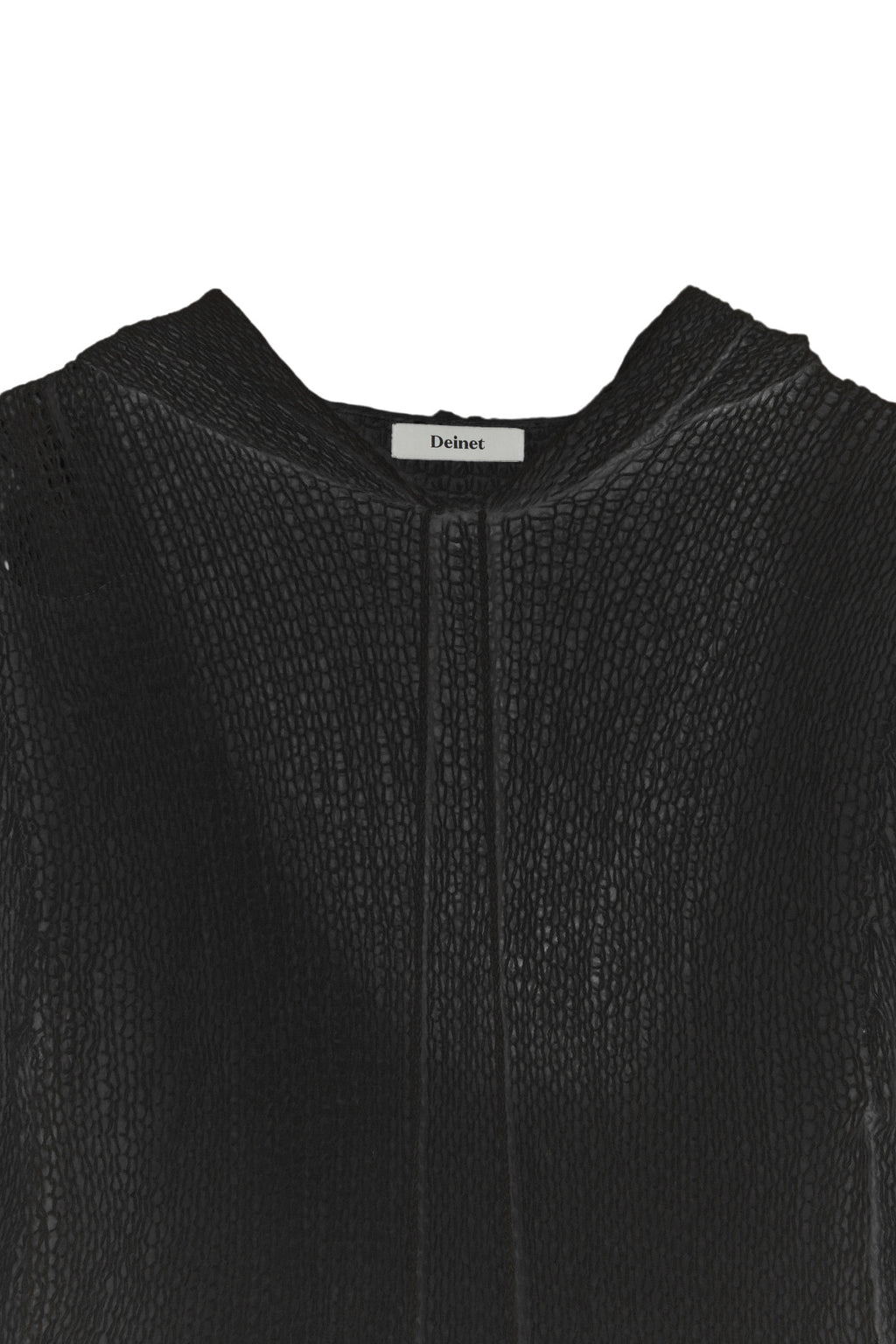 Deinet - Loose Mesh Knit Hoodie (Black) product image 3 | TRAB K-Fashion Australia