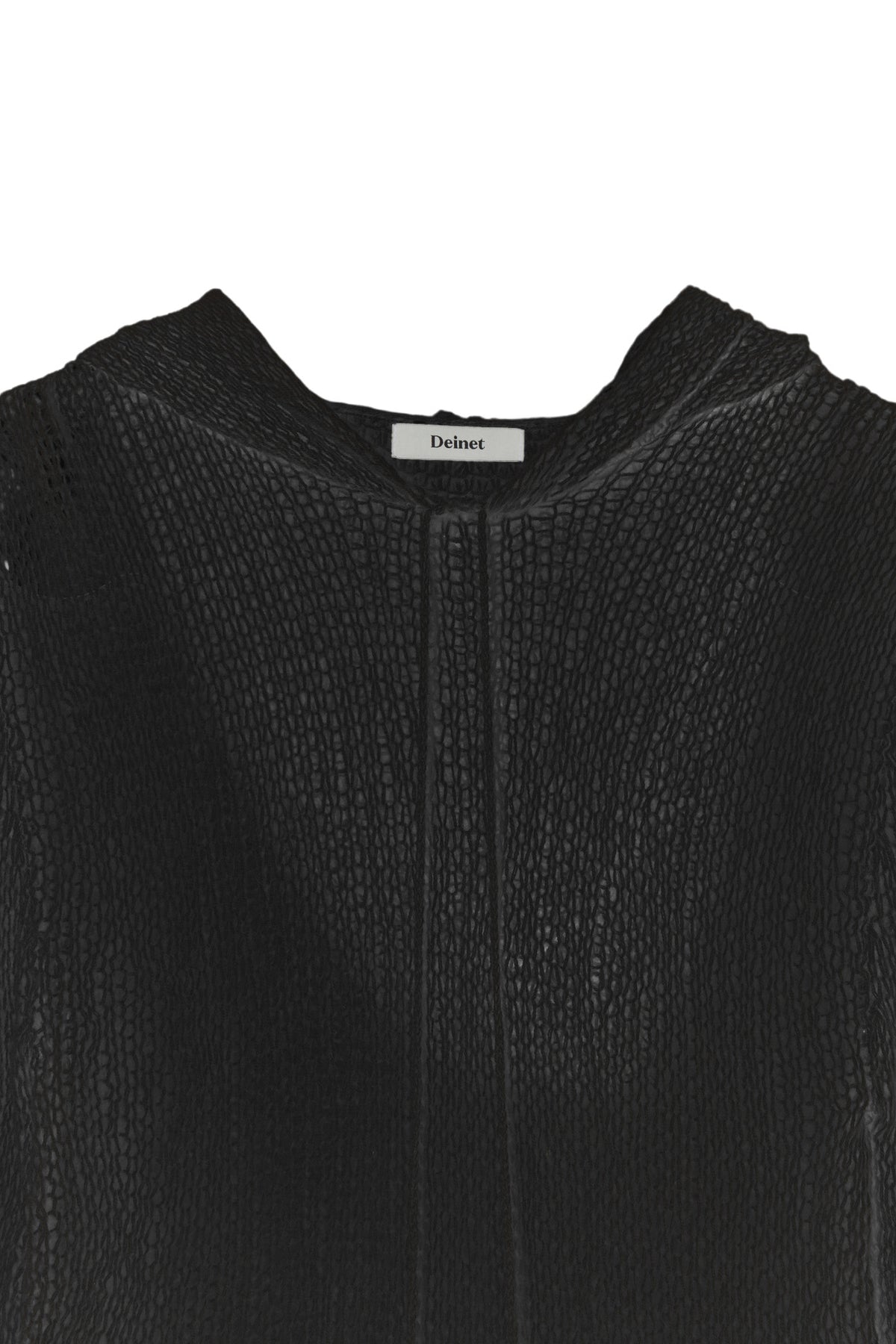 Deinet - Loose Mesh Knit Hoodie (Black) product image 3 | TRAB K-Fashion Australia