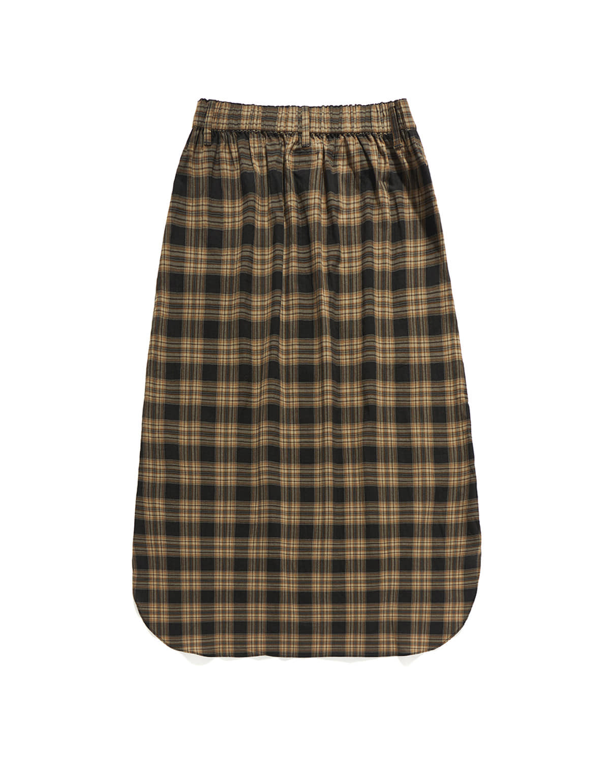 Eastlogue - Low Tide Wanderer Skirt (Orange & Charcoal Check) product image 4 | TRAB K-Fashion Australia