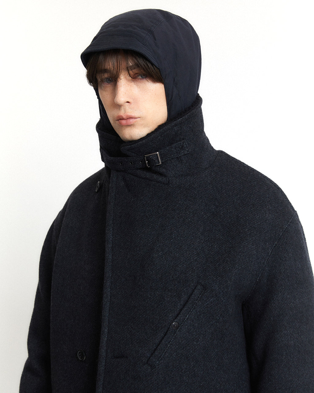 Eastlogue - Shearing Rider Coat (Ash Black) product image 2 | TRAB K-Fashion Australia