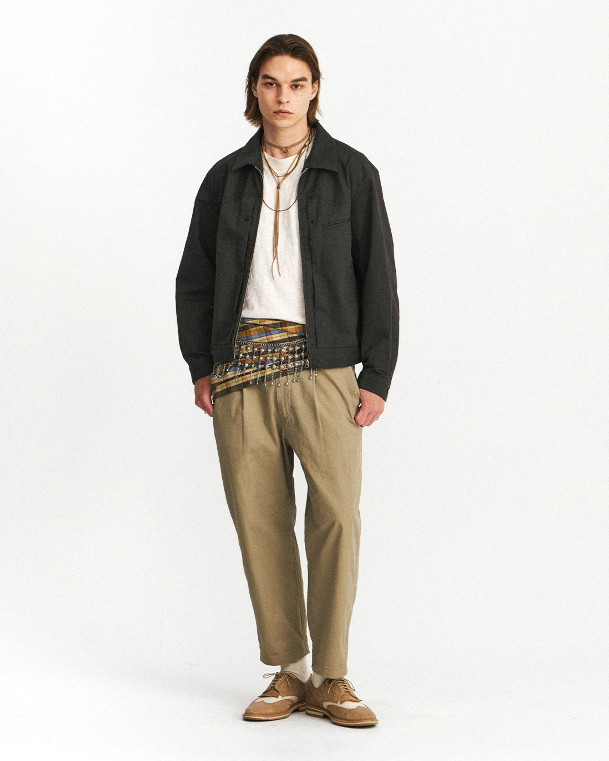 Eastlogue - Gent Pleat Pants (Sand) product image 4 | TRAB K-Fashion Australia