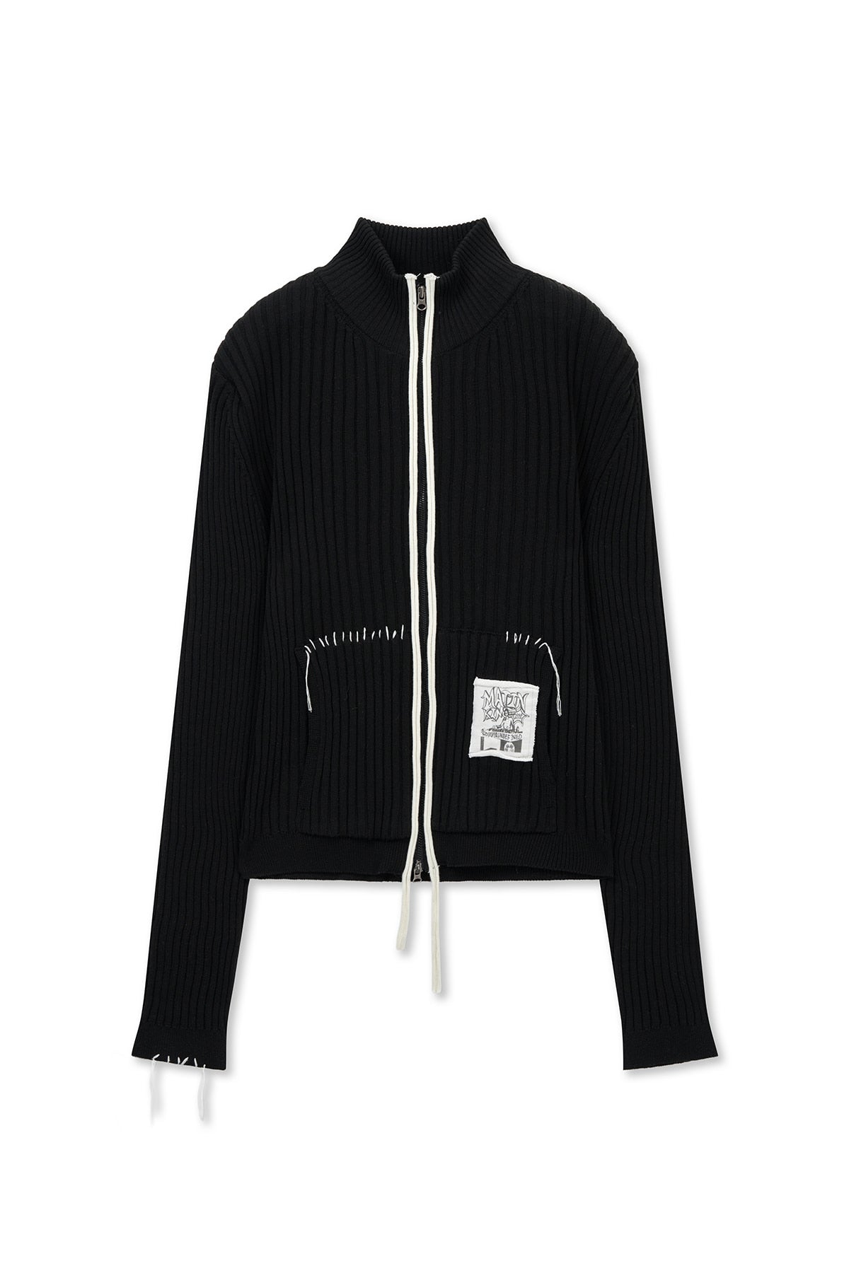 Matin Kim - Handcraft Slim Fit Cardigan (Black) product image 1 | TRAB K-Fashion Australia