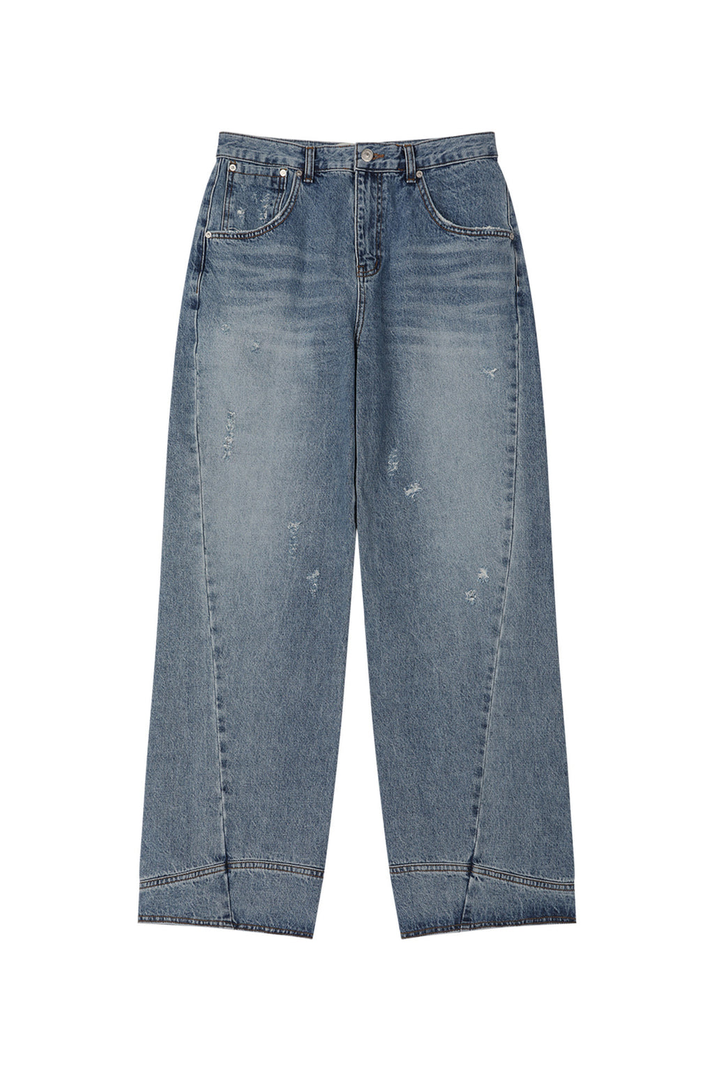 Deinet - Twisted Cinch Back Jeans (Blue) product image 9 | TRAB K-Fashion Australia