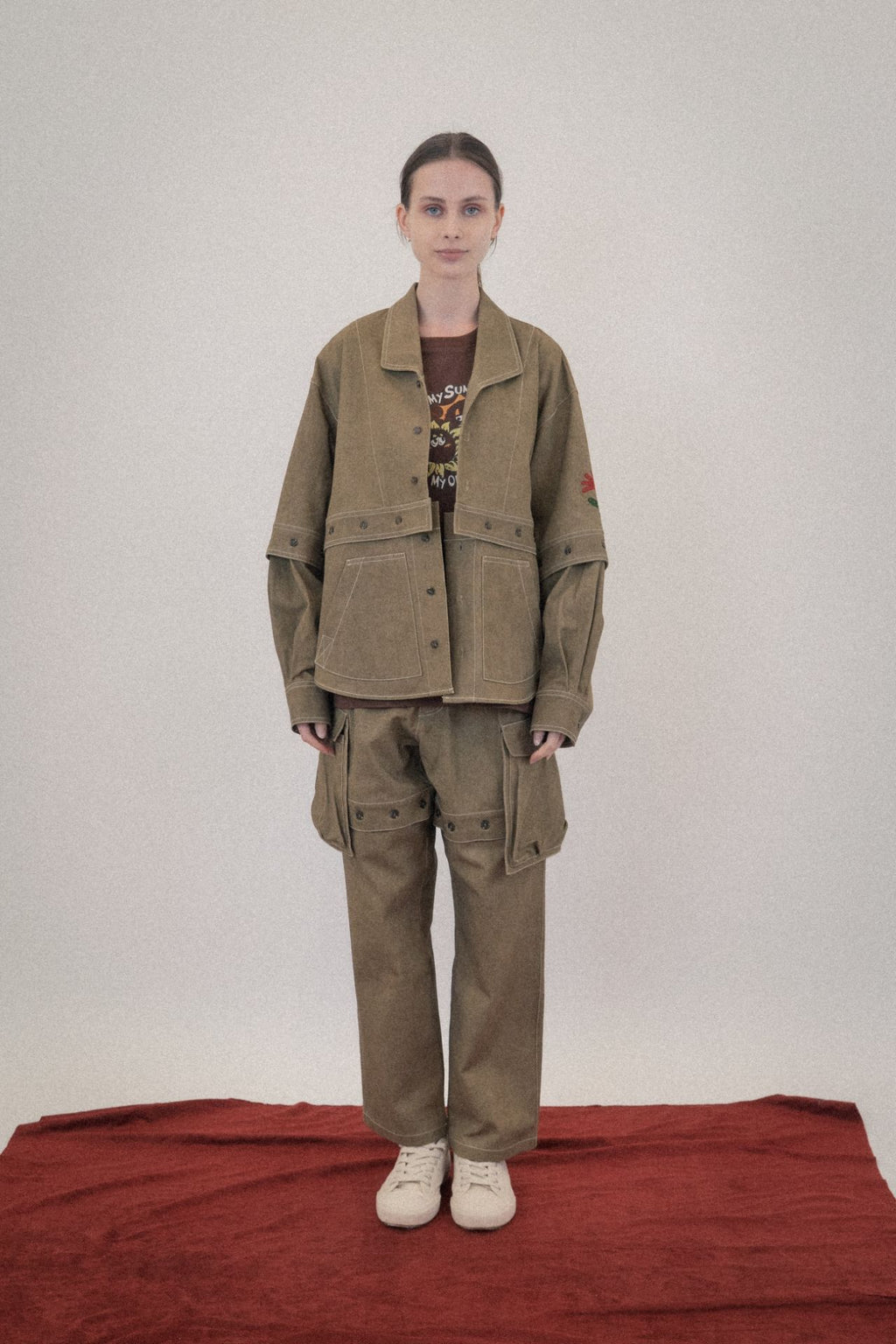 Ioedle - Assembly Jacket Where Imagination Blossoms (Sand) product image 10 | TRAB K-Fashion Australia