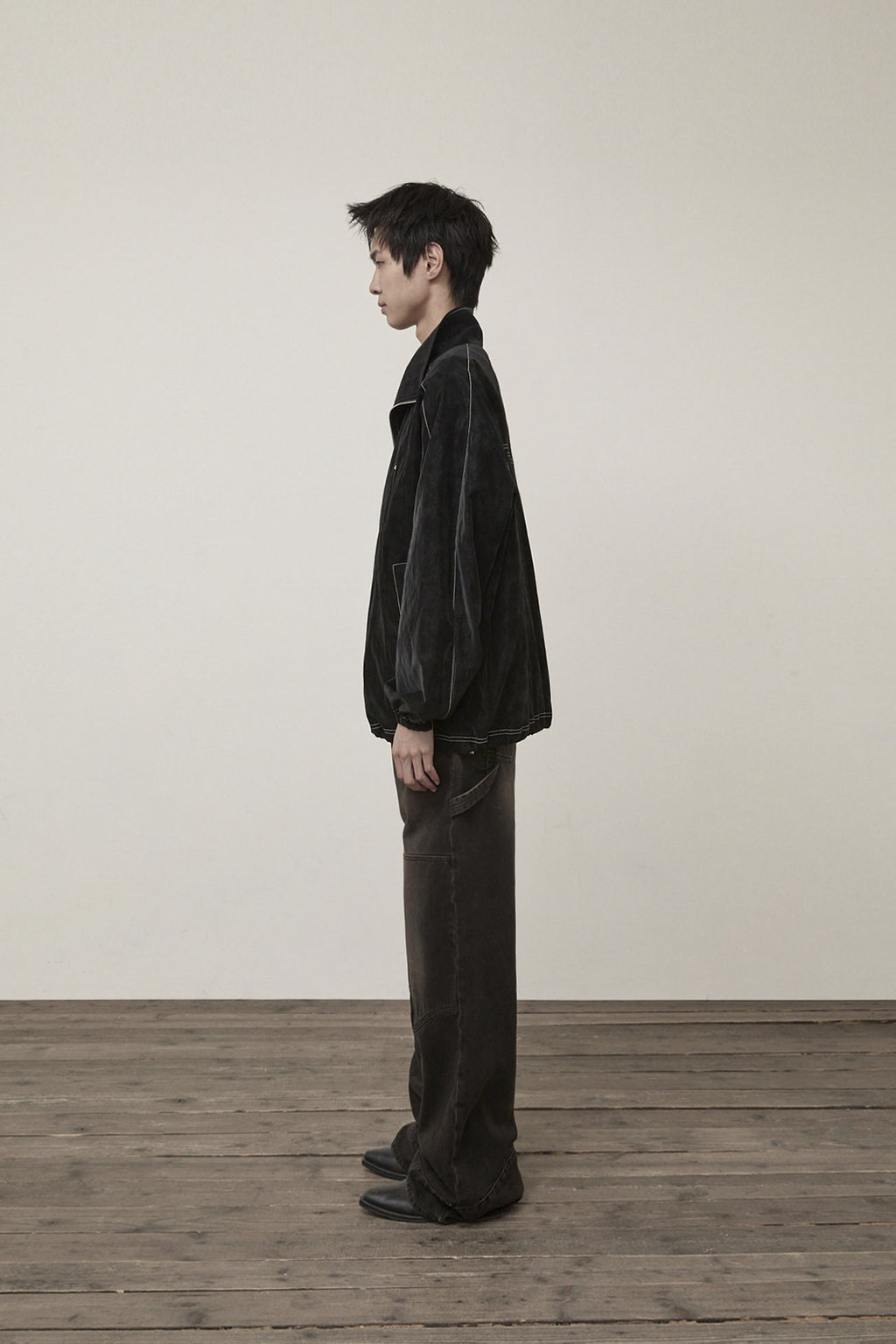 Matin Kim - Stitch Point High Neck Jumper (Black) product image 11 | TRAB K-Fashion Australia