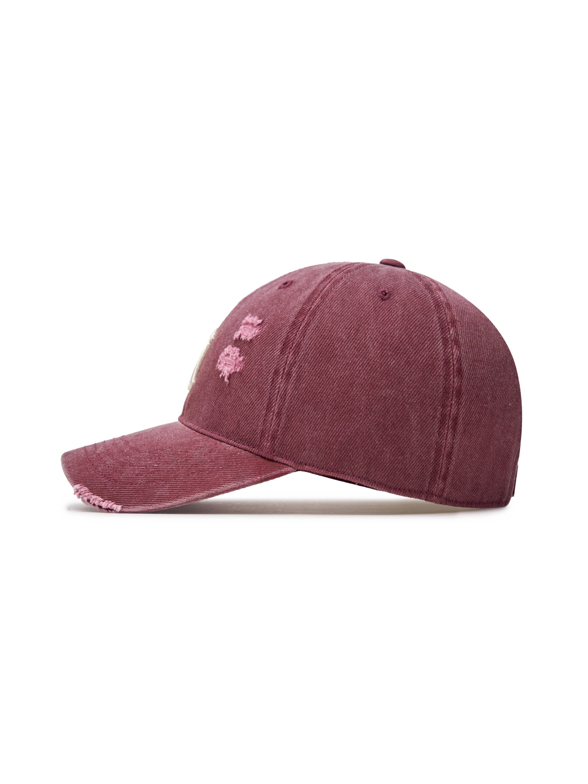 MLB Korea - MLB Damage Washing Unstructured Ball Cap New York Yankees (Wine) product image 3 | TRAB K-Fashion Australia