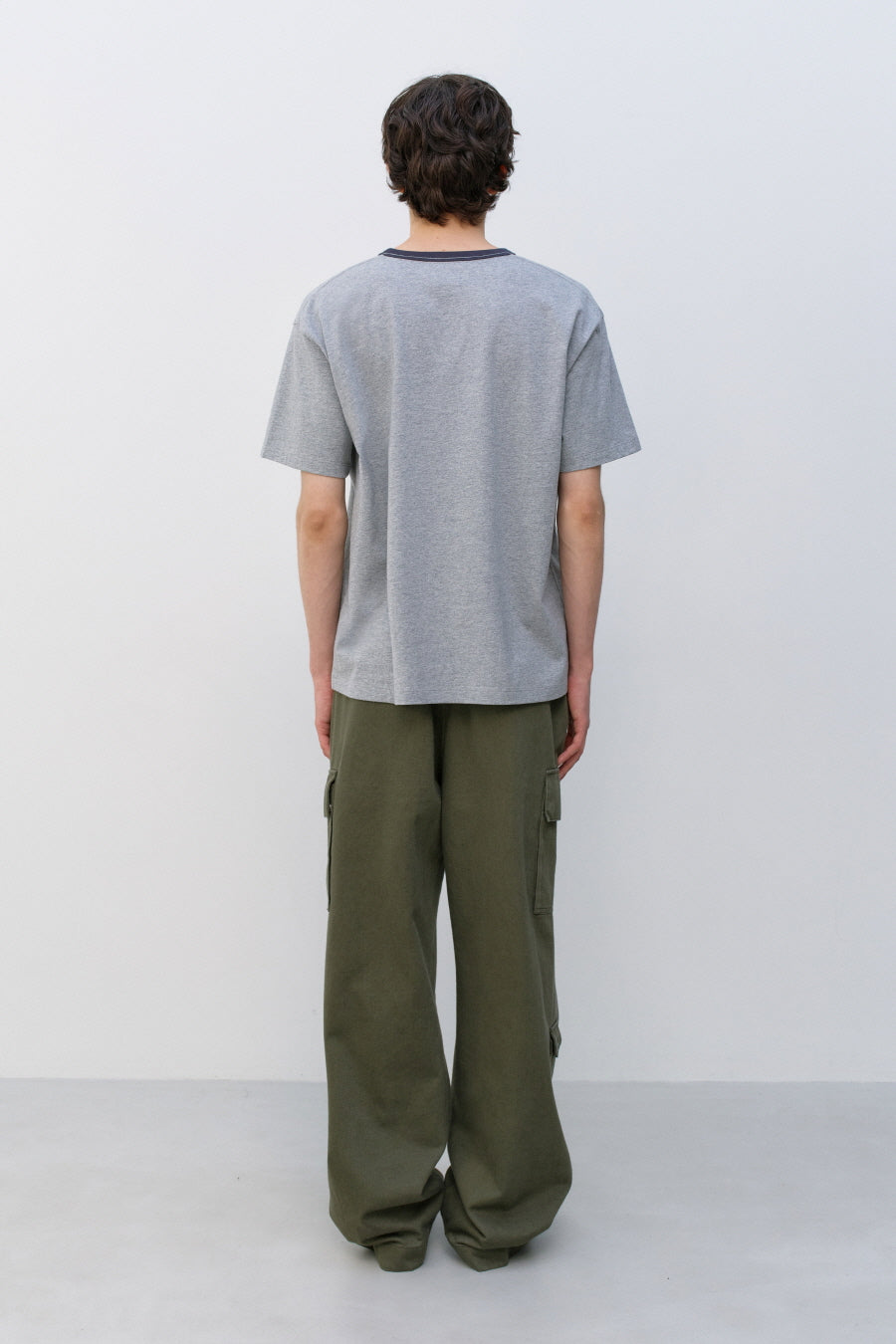Insilence - Knotted Graphic T-shirt (Melange Grey) product image 4 | TRAB K-Fashion Australia