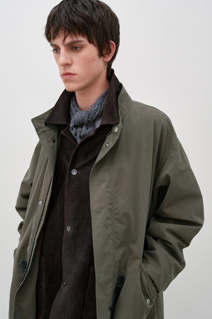 Insilence - Fishtail Parka (Olive) product image 4 | TRAB K-Fashion Australia