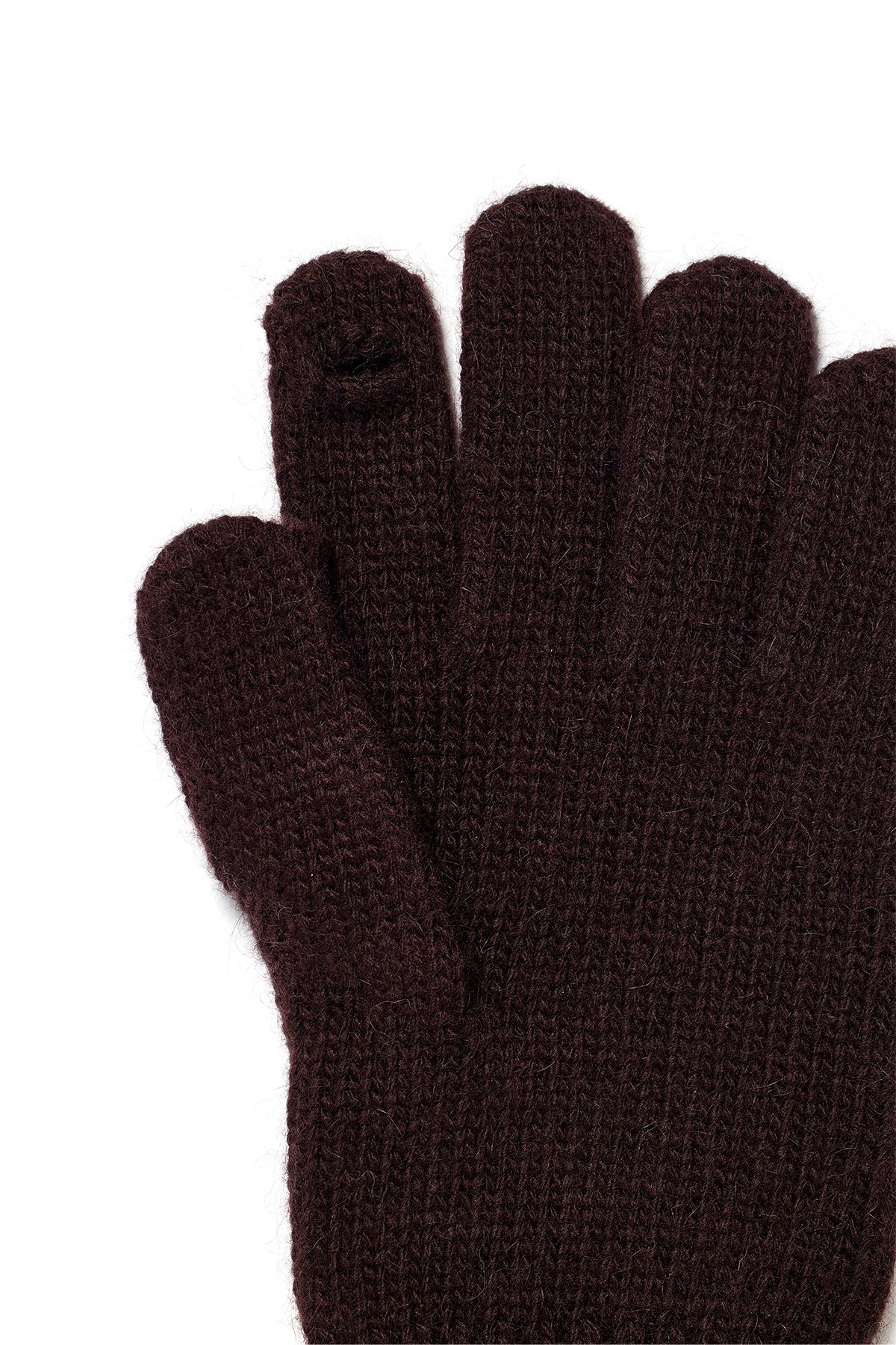Matin Kim - Finger Hole Short Gloves (Brown) product image 3 | TRAB K-Fashion Australia