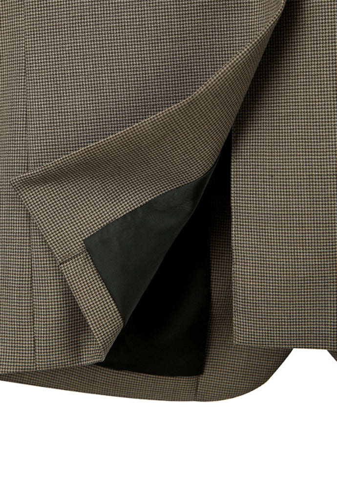 Tonywack - Crudo 3-Button Single Blazer (Brown Check) product image 7 | TRAB K-Fashion Australia