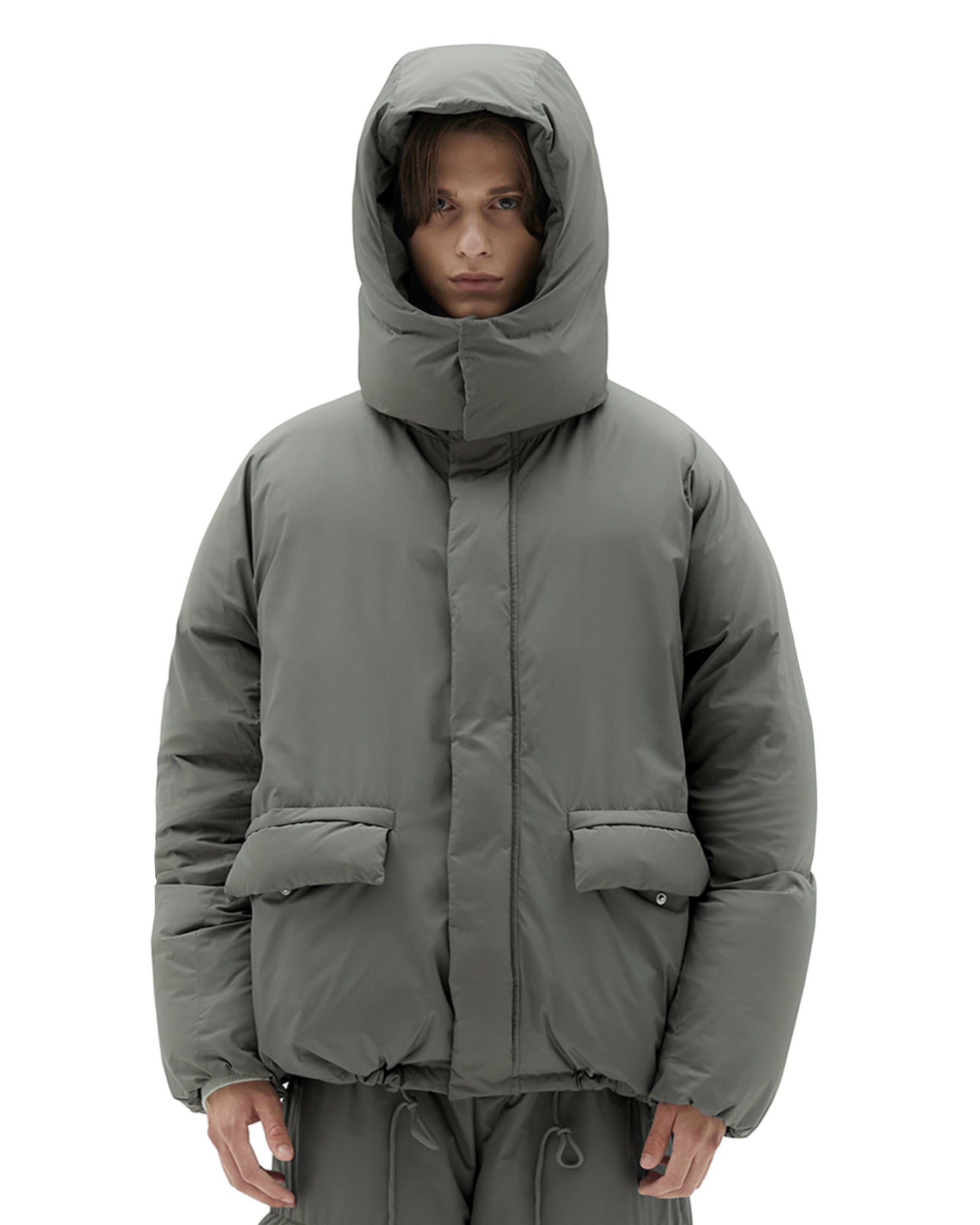 Brownyard - Utility Goose Down Parka (Olive Grey) product image 3 | TRAB K-Fashion Australia