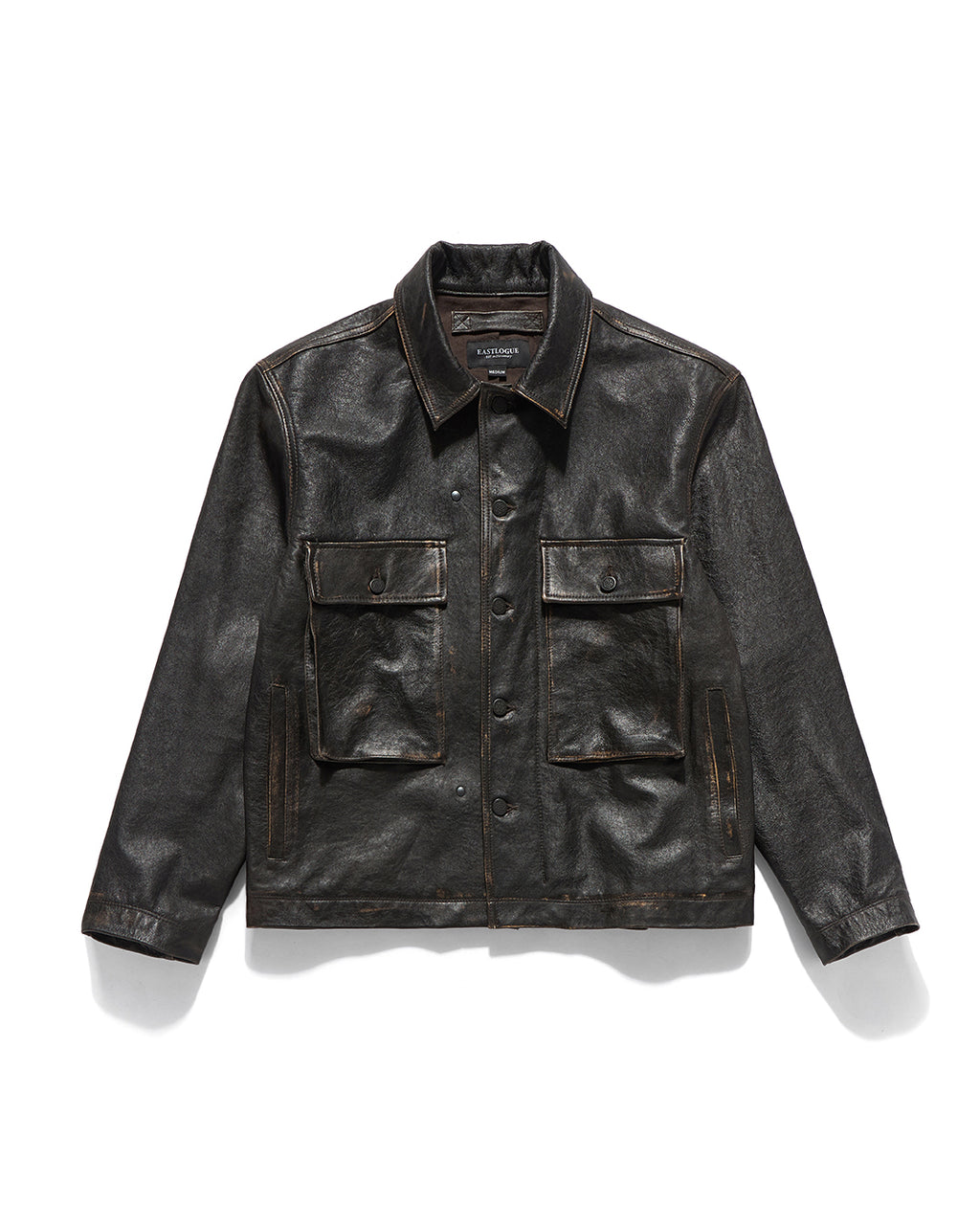 Eastlogue - Kw M43 Leather Jacket (Vintage Black) product image 2 | TRAB K-Fashion Australia