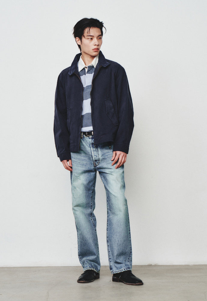 Art if acts - Garment Washed Harrington Jacket (Navy) product image 6 | TRAB K-Fashion Australia