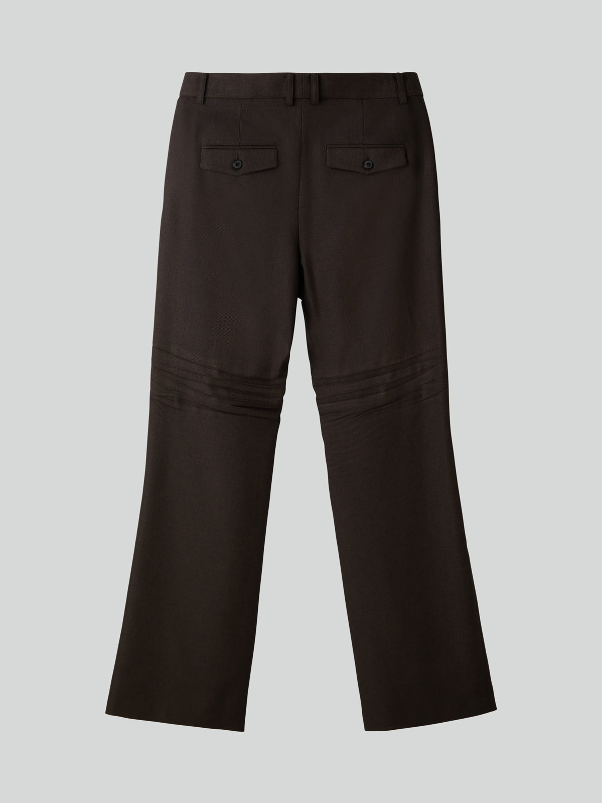 Recto - Crease Detail Flare Pants (Vintage Brown) product image 12 | TRAB K-Fashion Australia