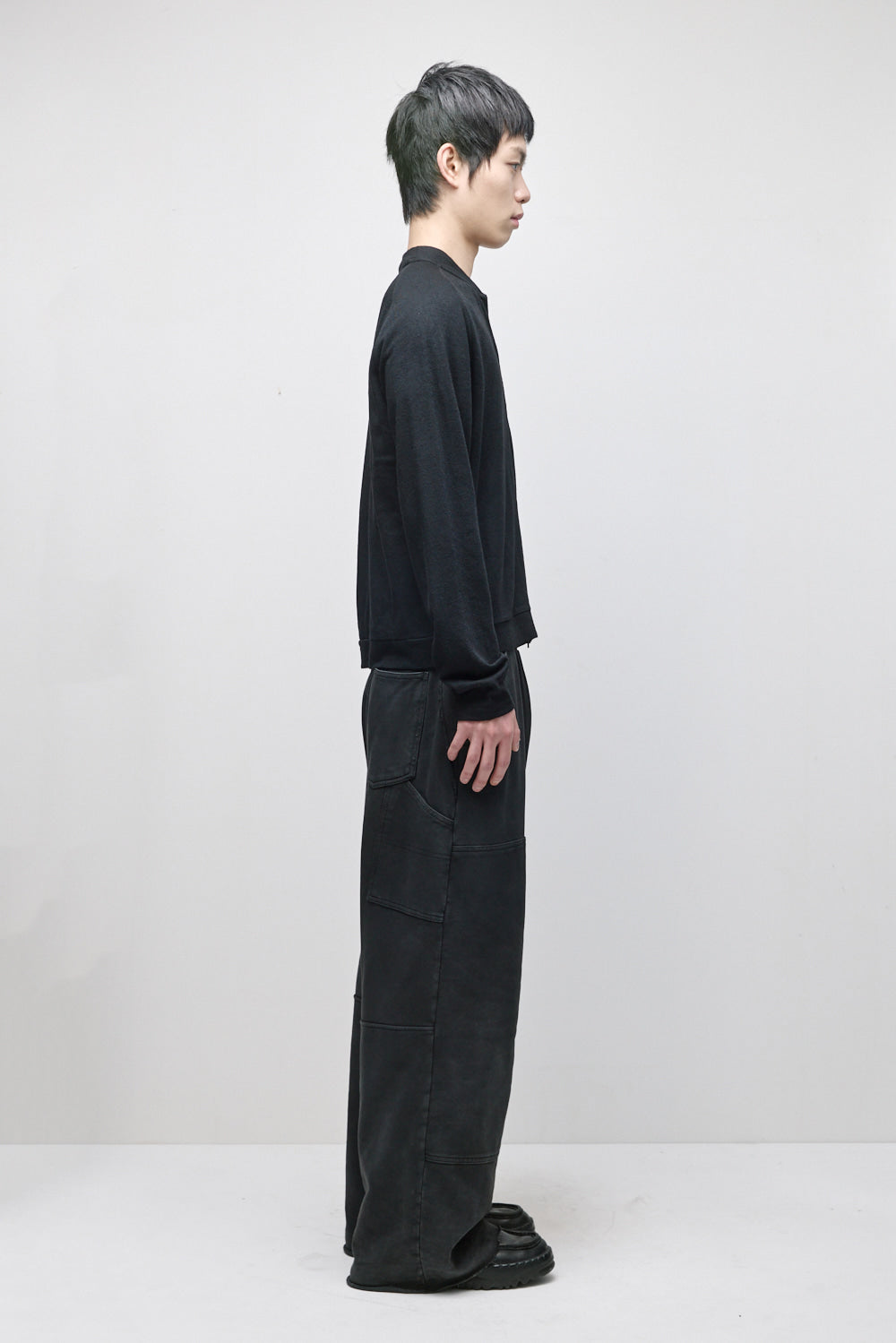 Hatchingroom - Compact Cardigan Wool (Black) product image 10 | TRAB K-Fashion Australia