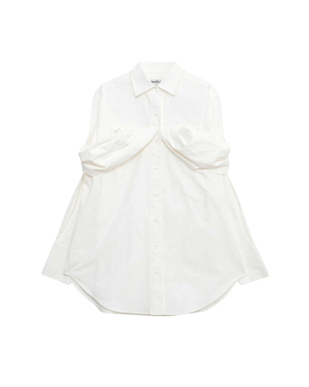 Kimhe Kim - Reformed Long Shirt (White) product image 7 | TRAB K-Fashion Australia