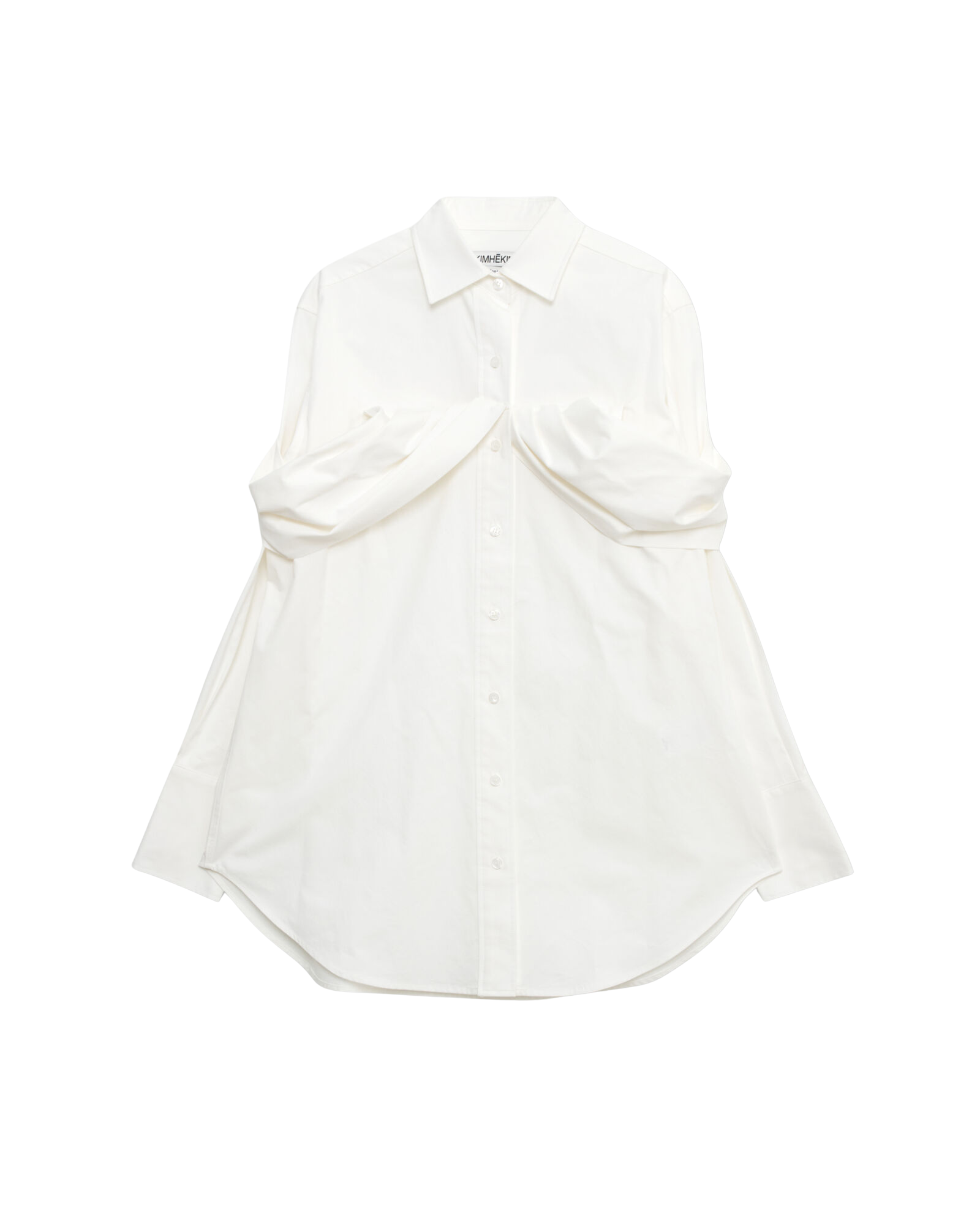 Kimhe Kim - Reformed Long Shirt (White) product image 7 | TRAB K-Fashion Australia