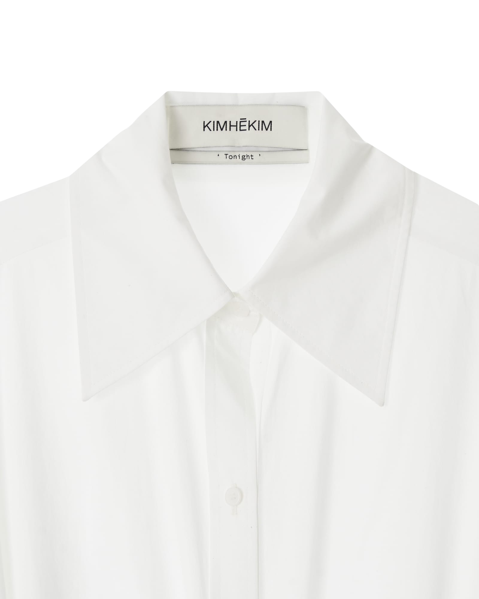 Kimhe Kim - Corset Layered Cotton Maxi Shirt Dress (White) product image 6 | TRAB K-Fashion Australia