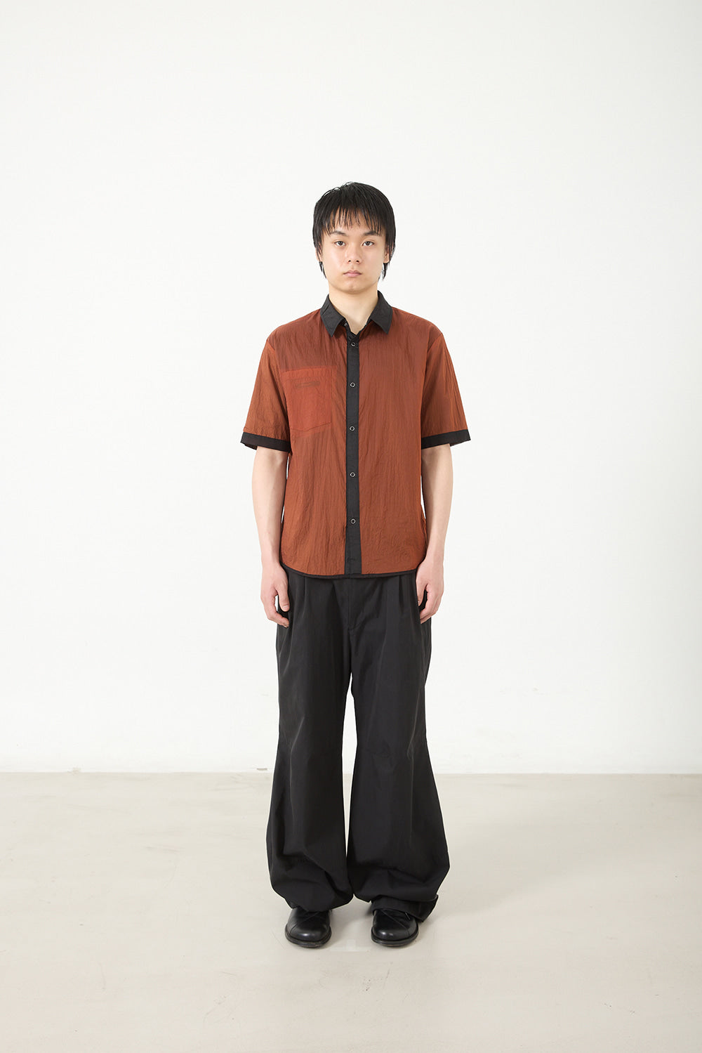 Hatchingroom - Reversible Two Face Shirt (Black/Orange) product image 13 | TRAB K-Fashion Australia