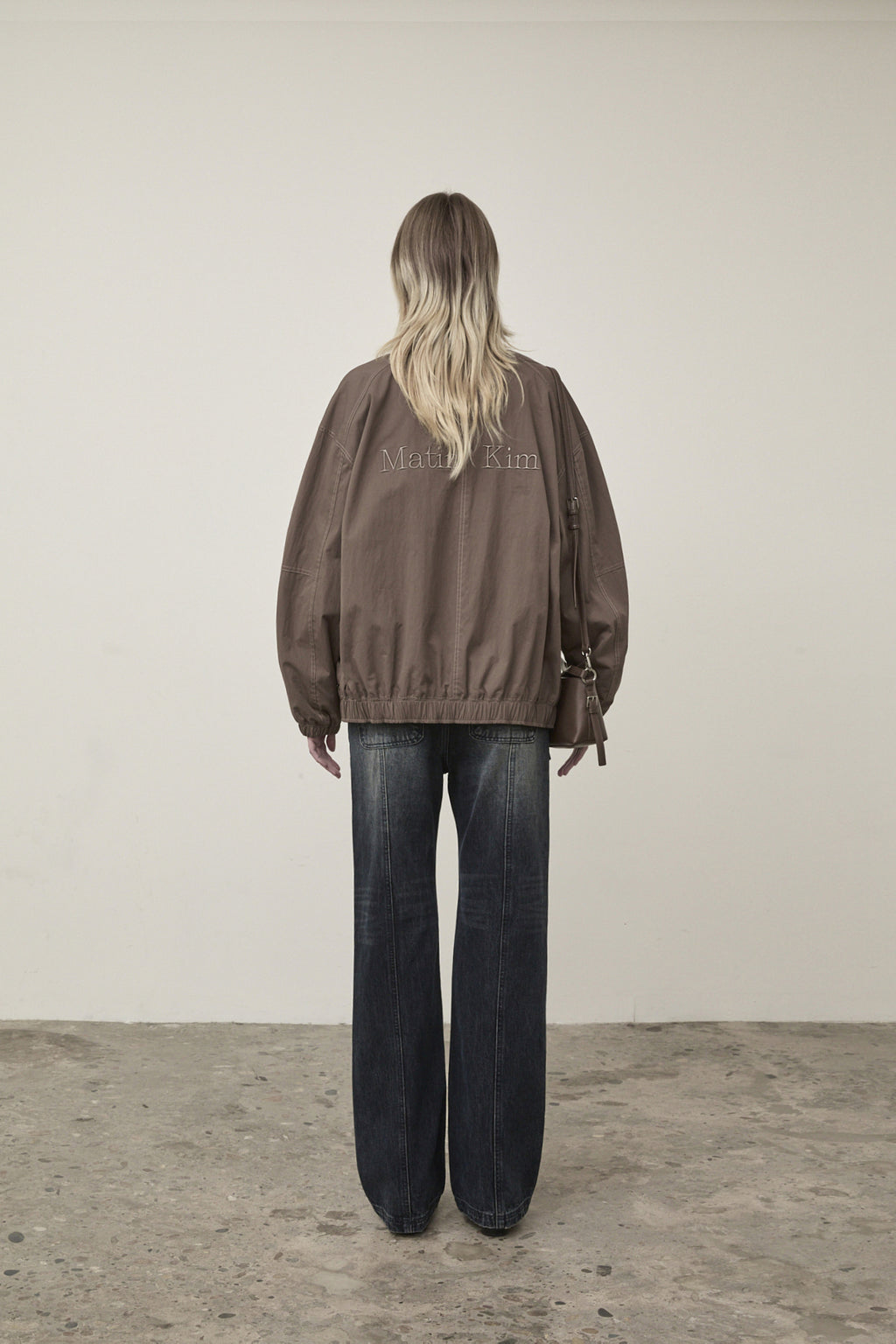 Matin Kim - Utility Bomber Jumper (Khaki Brown) product image 7 | TRAB K-Fashion Australia