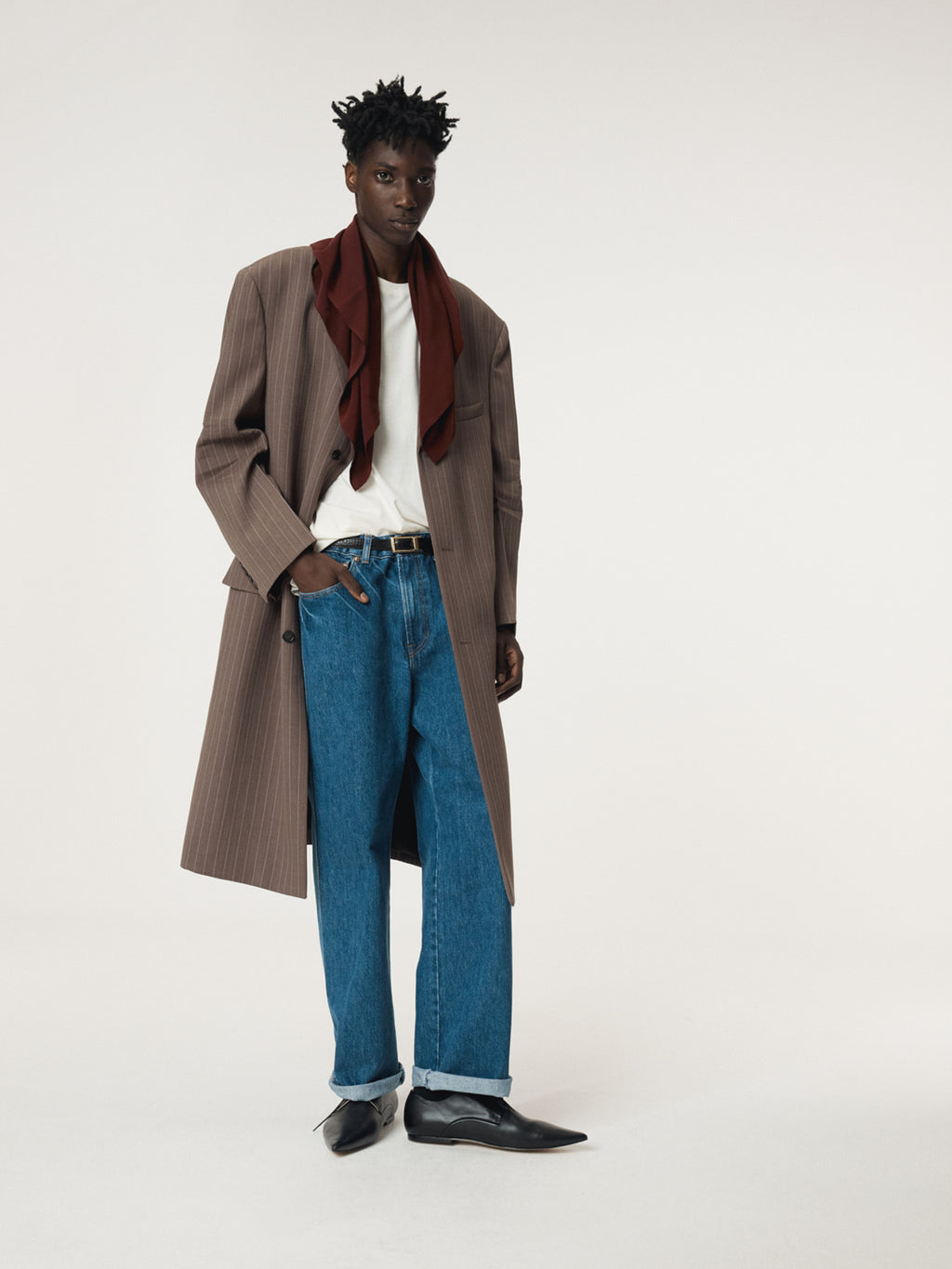 Recto - Straight Fit Denim Pants (Blue) product image 5 | TRAB K-Fashion Australia