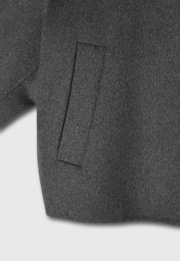 Tonywack - Handmade Cashmere Zipped Blouson Jacket (Charcoal) product image 12 | TRAB K-Fashion Australia